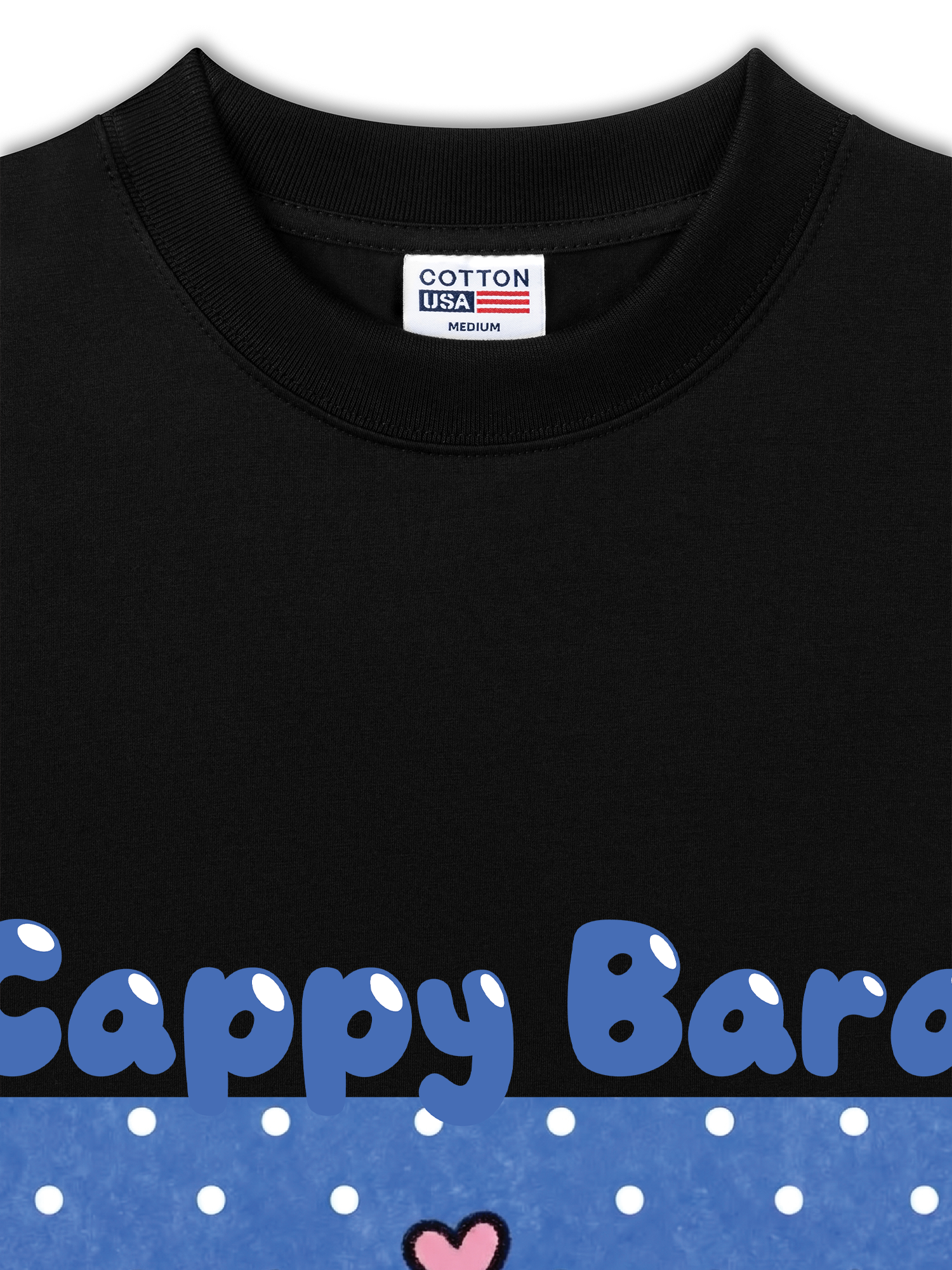 Áo Thun Relaxed Fit Farm Capy Bara Blue Background