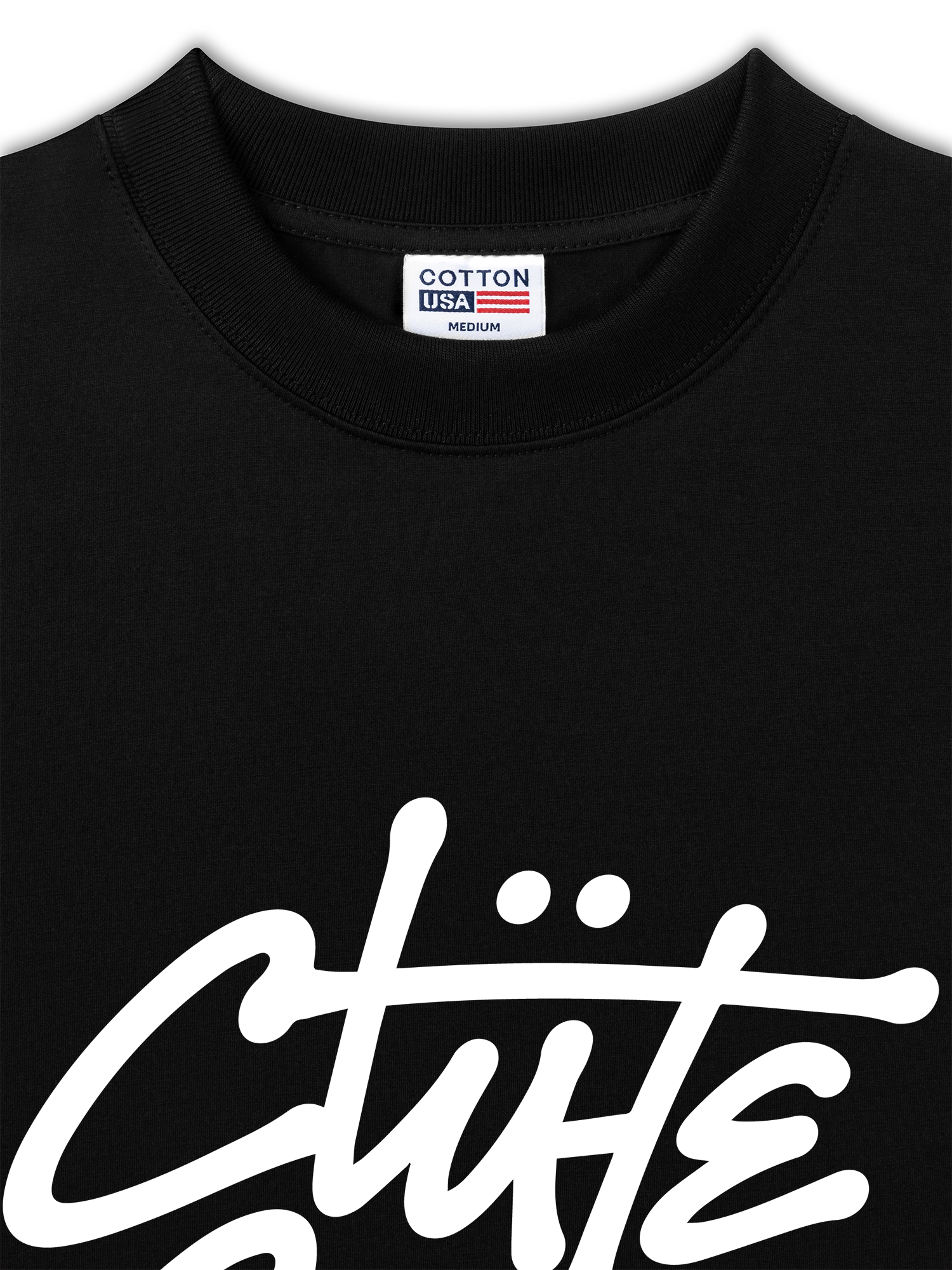 Áo Thun Relaxed Fit Cute Gang Black Boy