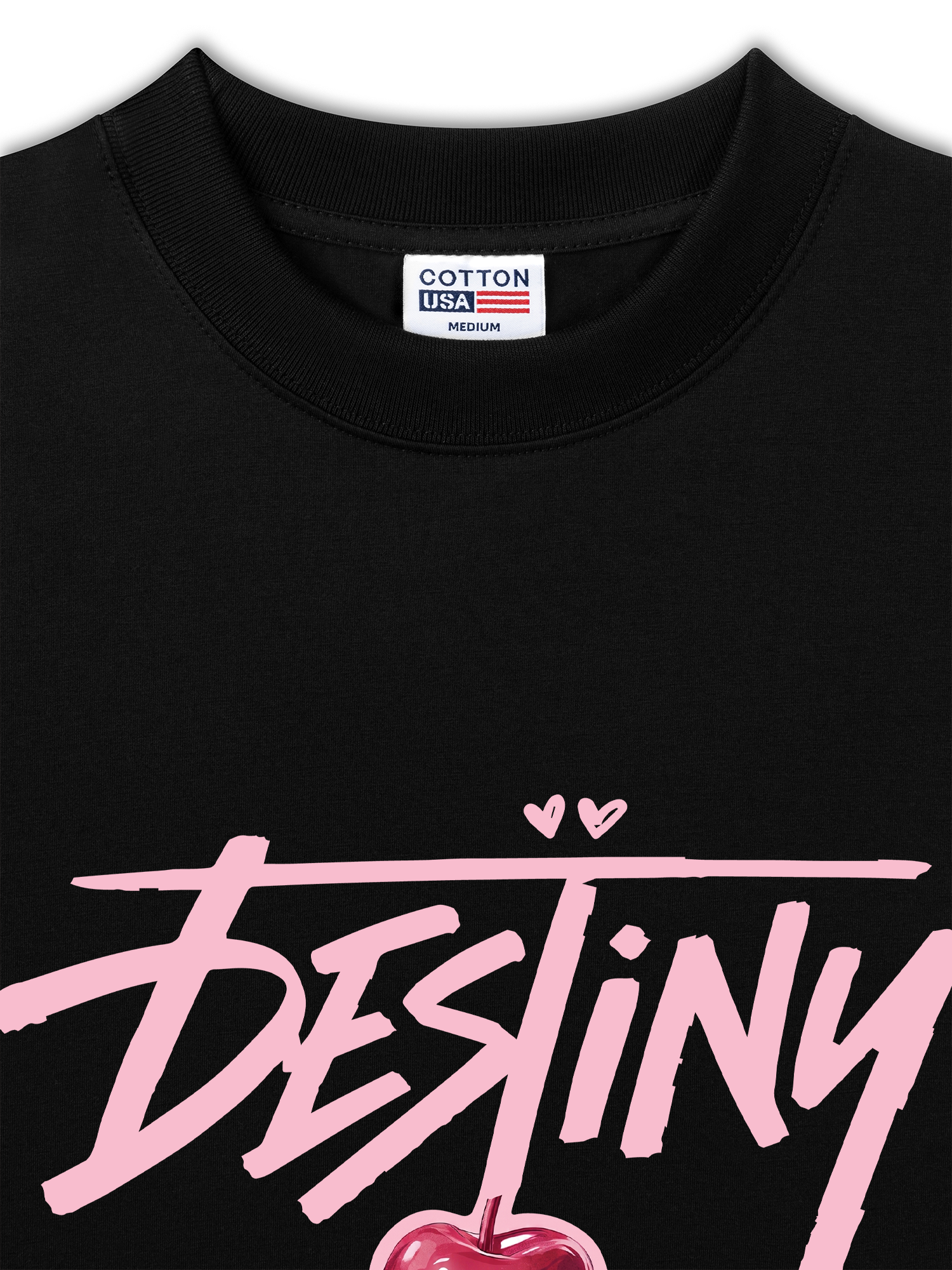 Áo Thun Relaxed Fit Destiny Cherry Heart