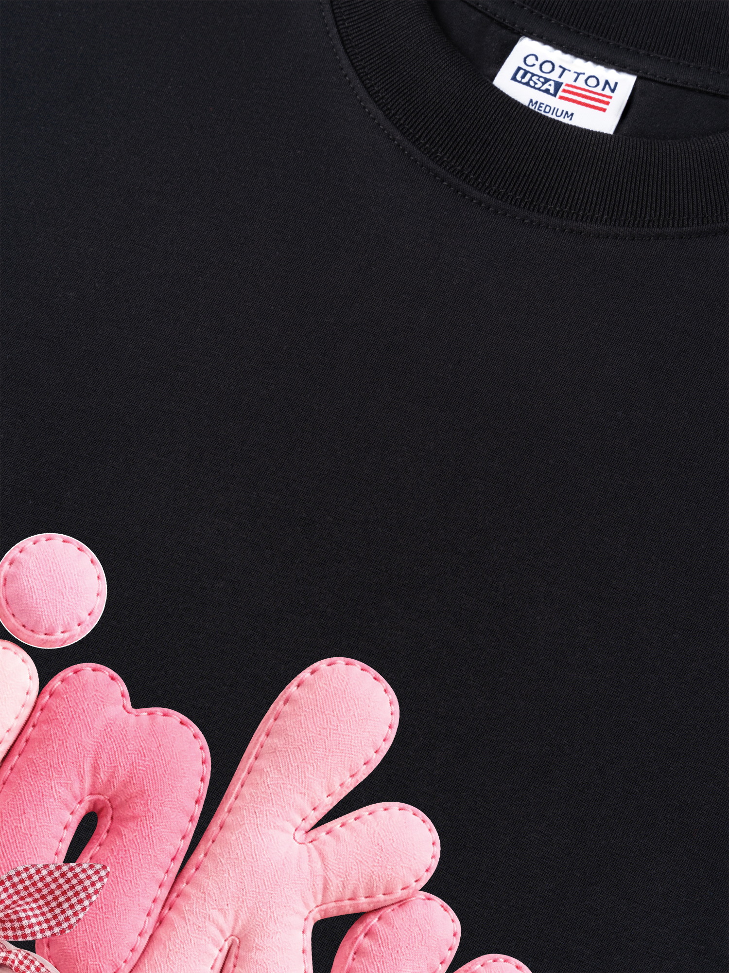 Áo Thun Relaxed Fit Cute Gang Pinky Girl