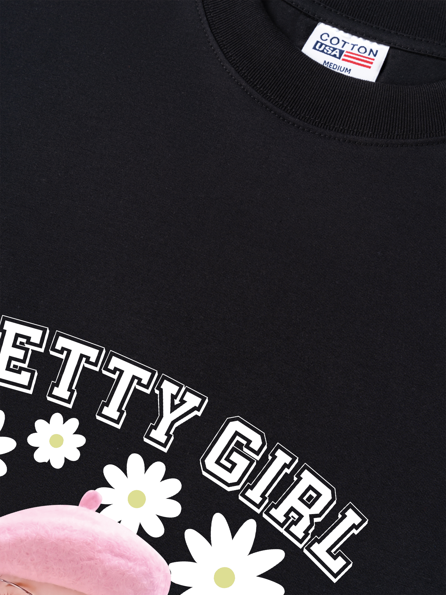Áo Thun Relaxed Fit Cute Gang Pretty Girl