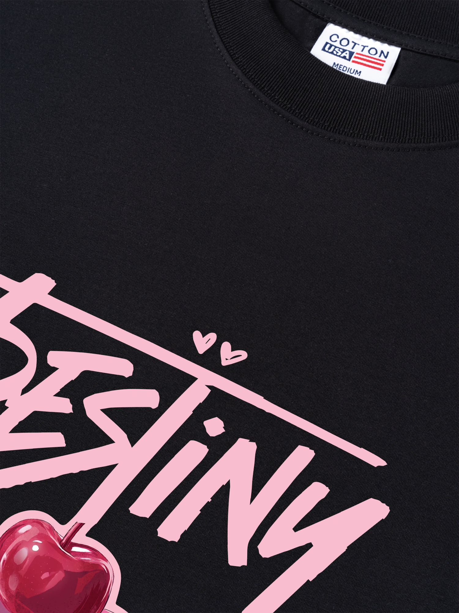 Áo Thun Relaxed Fit Destiny Cherry Heart