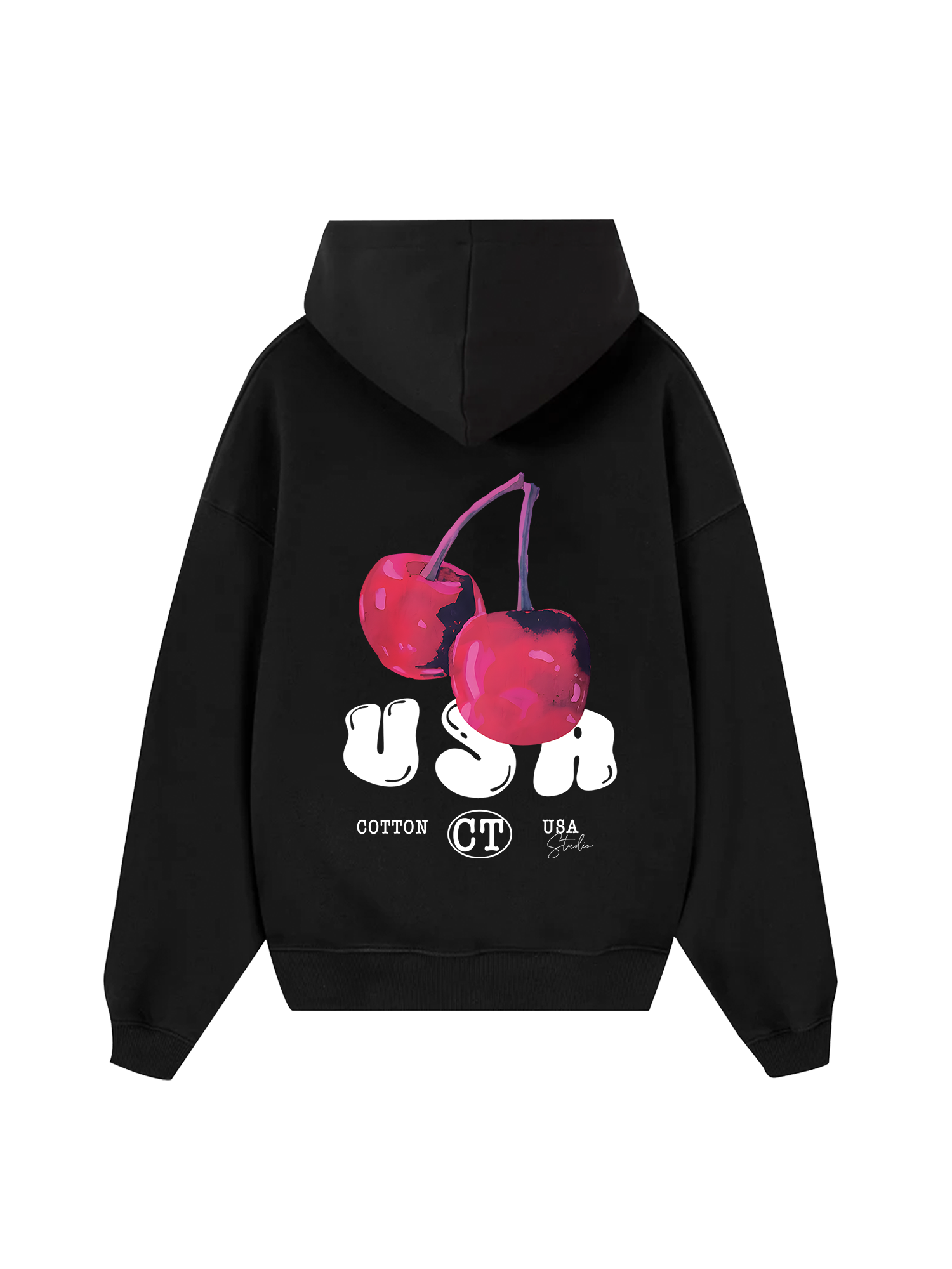 Tropical Purple Cherry Hoodie