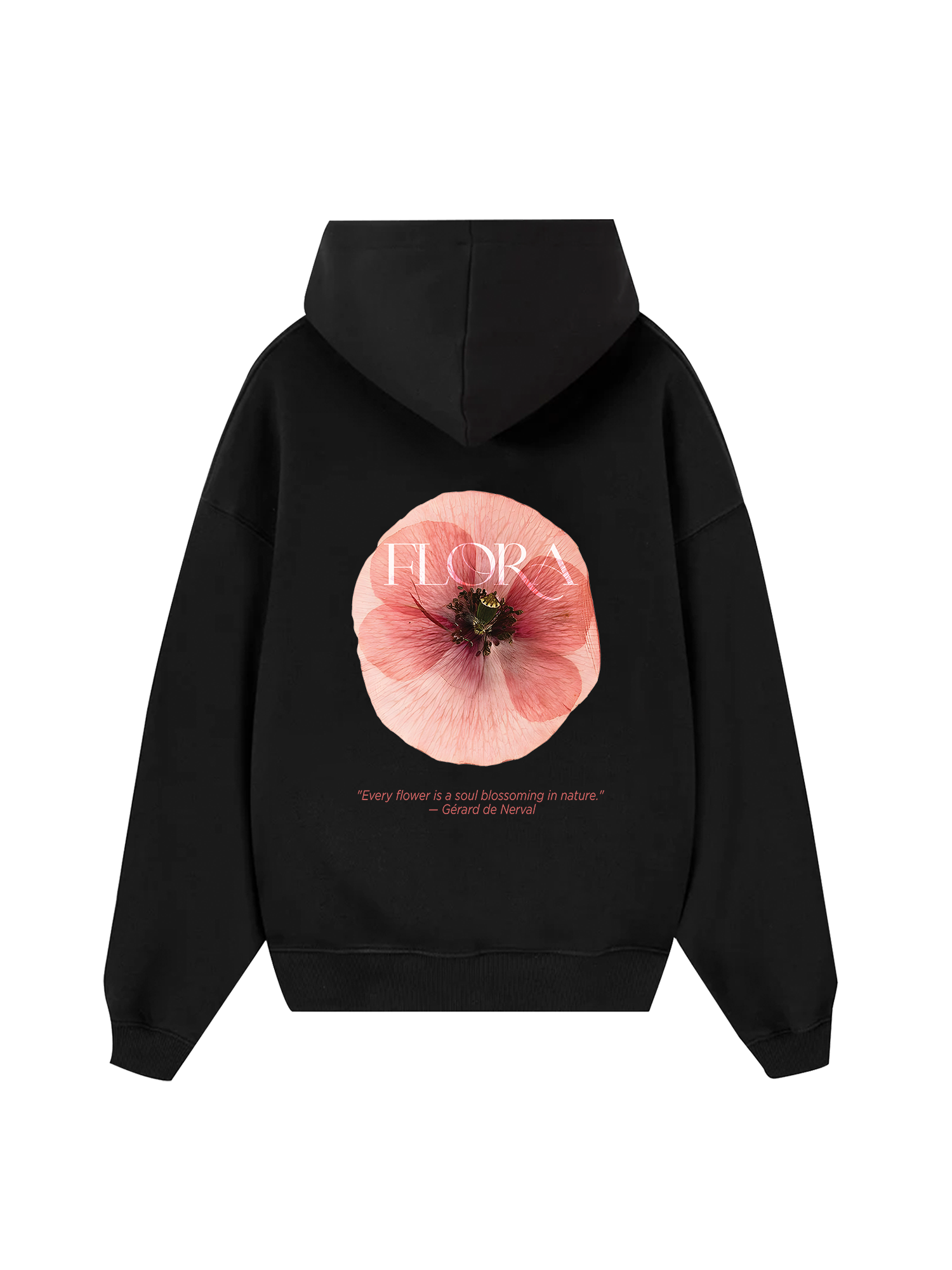 Floral Quote Hoodie