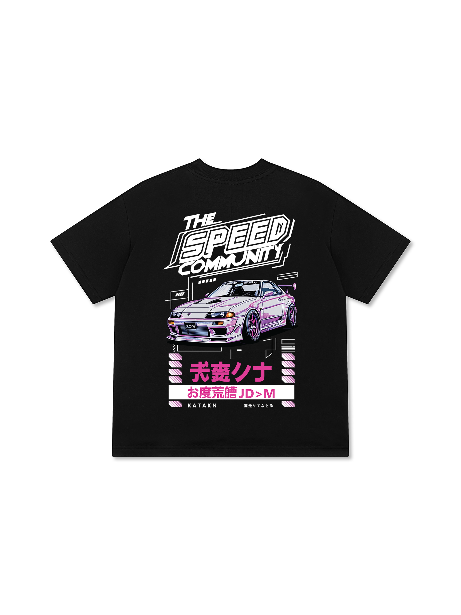 Áo Thun Relaxed Fit JDM Car Speed Community Cyber Tuner