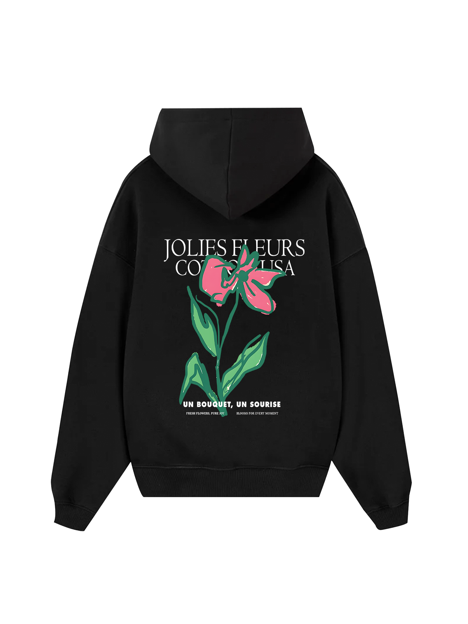 Floral Jolies Fleurs Hoodie