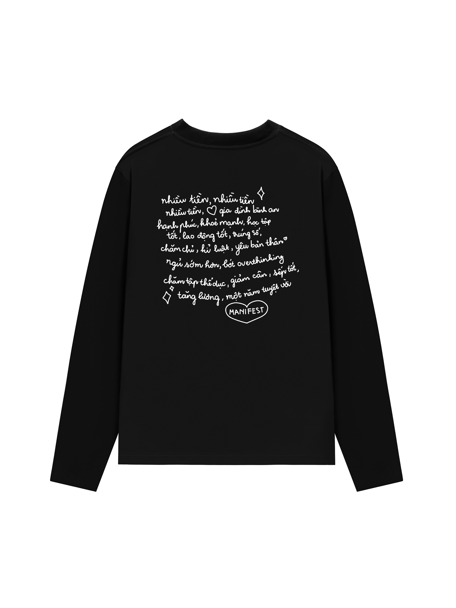 Áo Thun Dài Tay Manifest Năm Mới Tuyệt Vời
