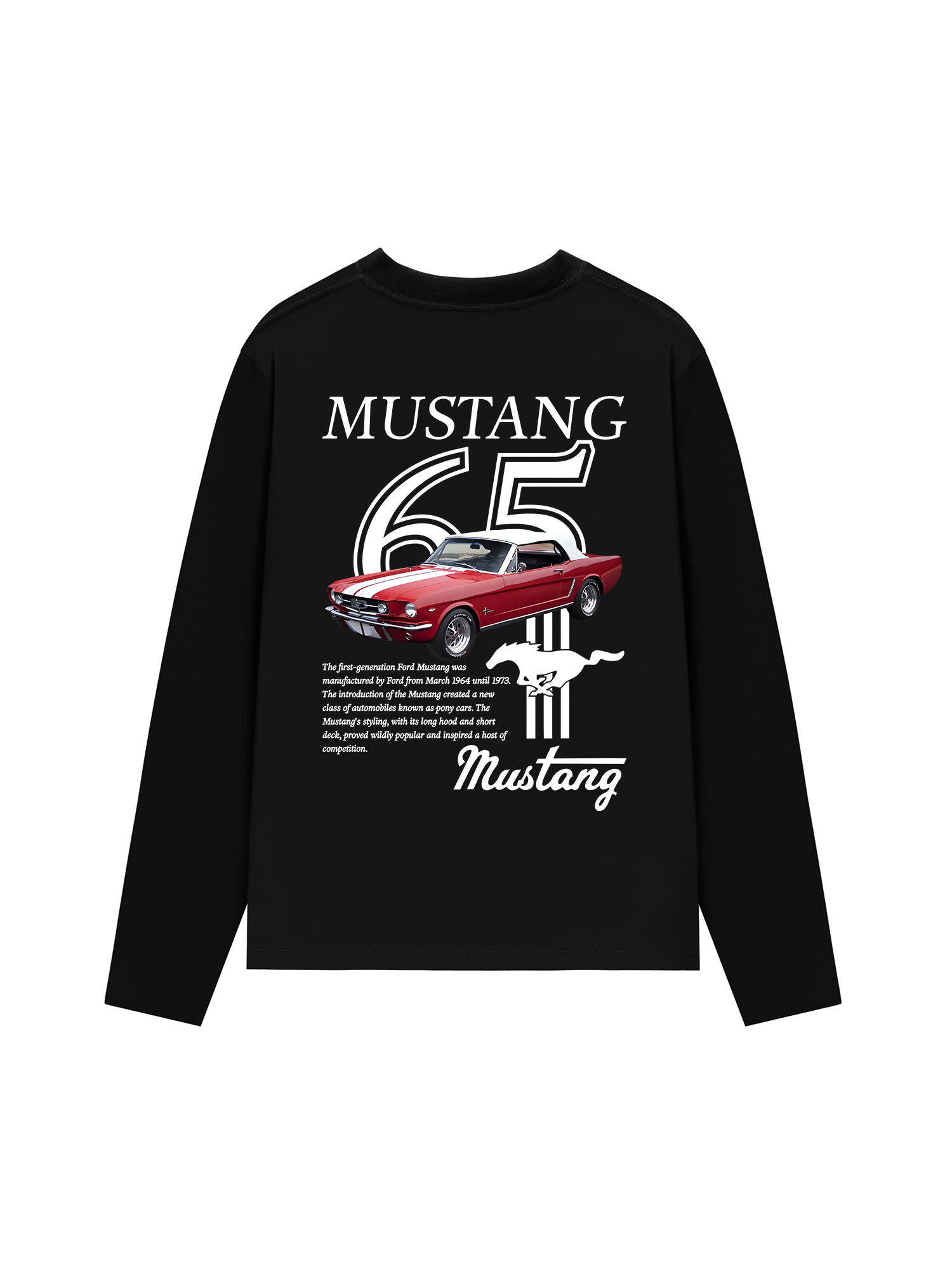 Áo Thun Dài Tay Ford Mustang 65