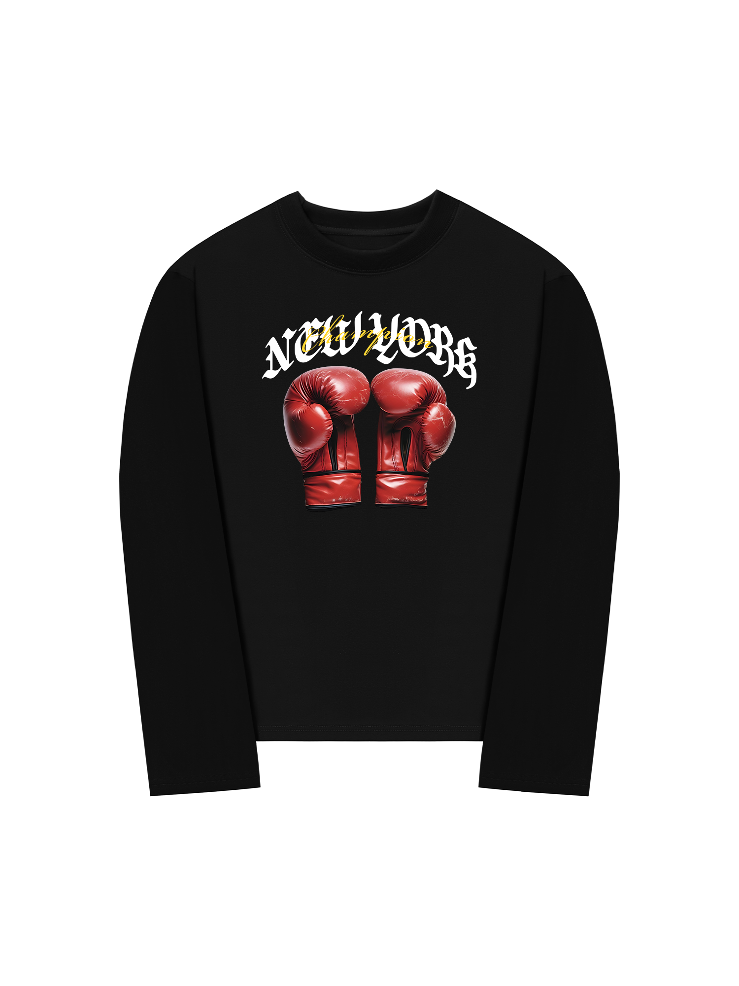 Áo Thun Dài Tay Champions New York Boxing