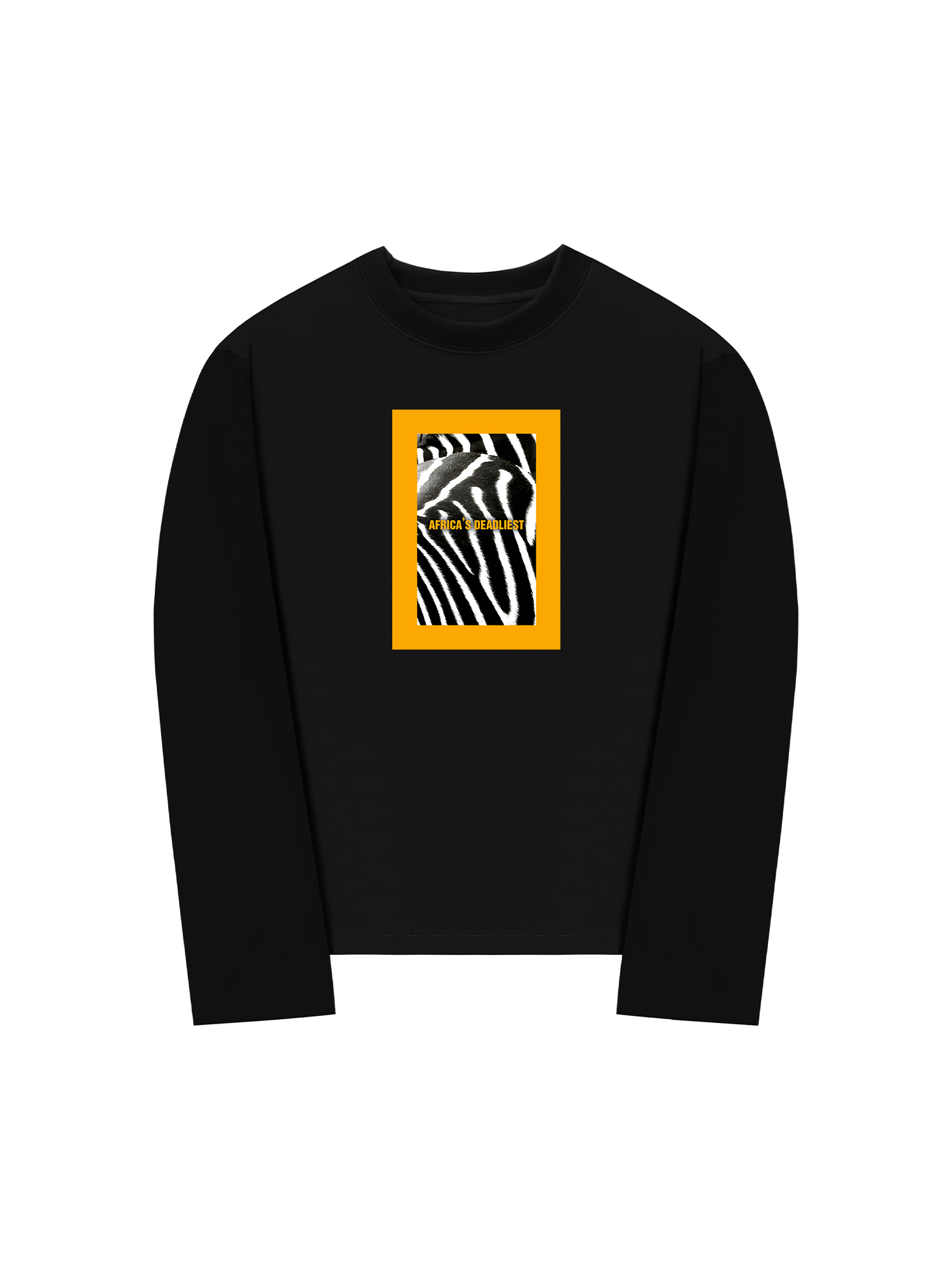 Áo Thun Dài Tay Wild Life Zebra Stripes Africa