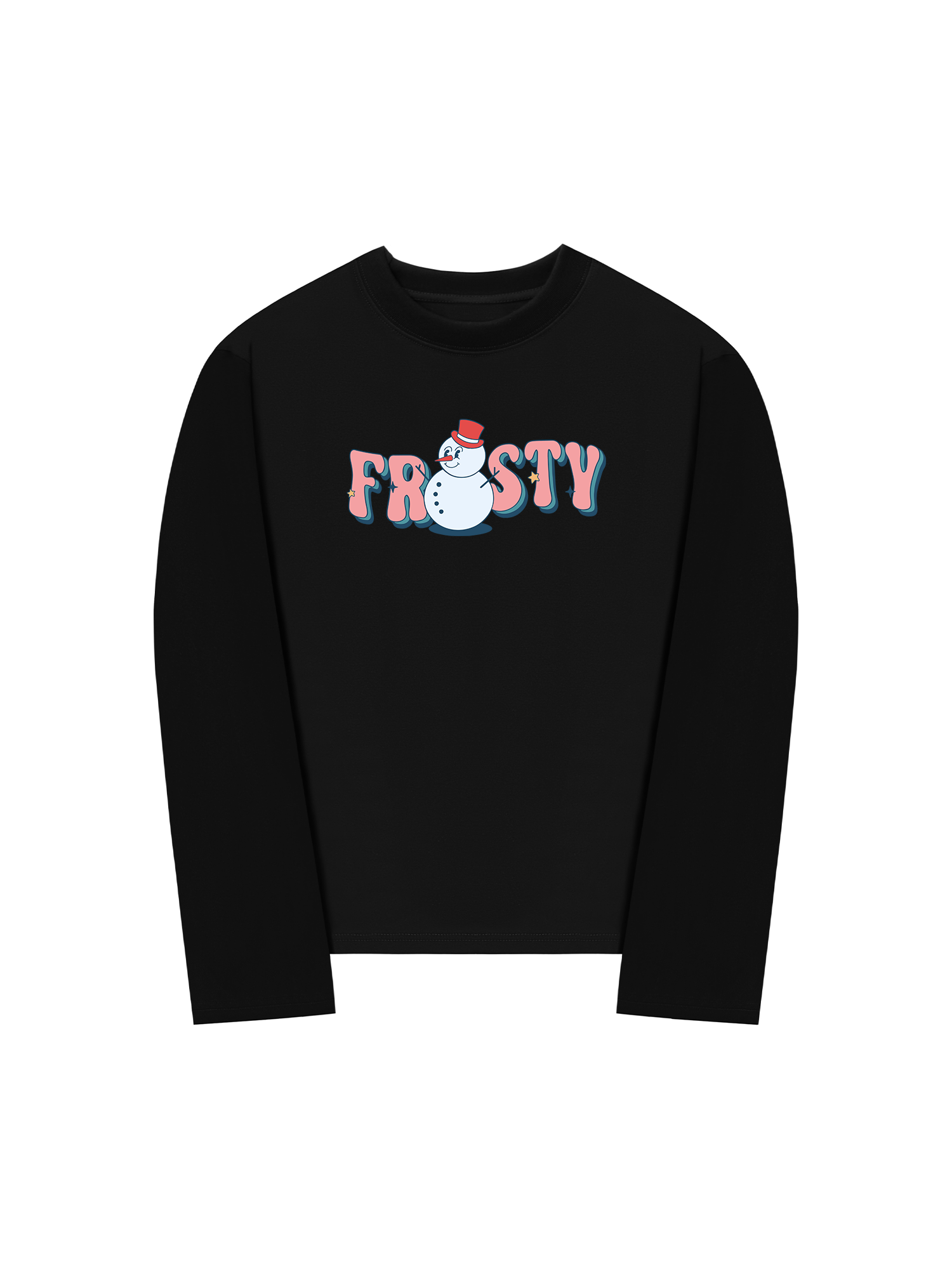 Áo Thun Dài Tay Frosty Snowman