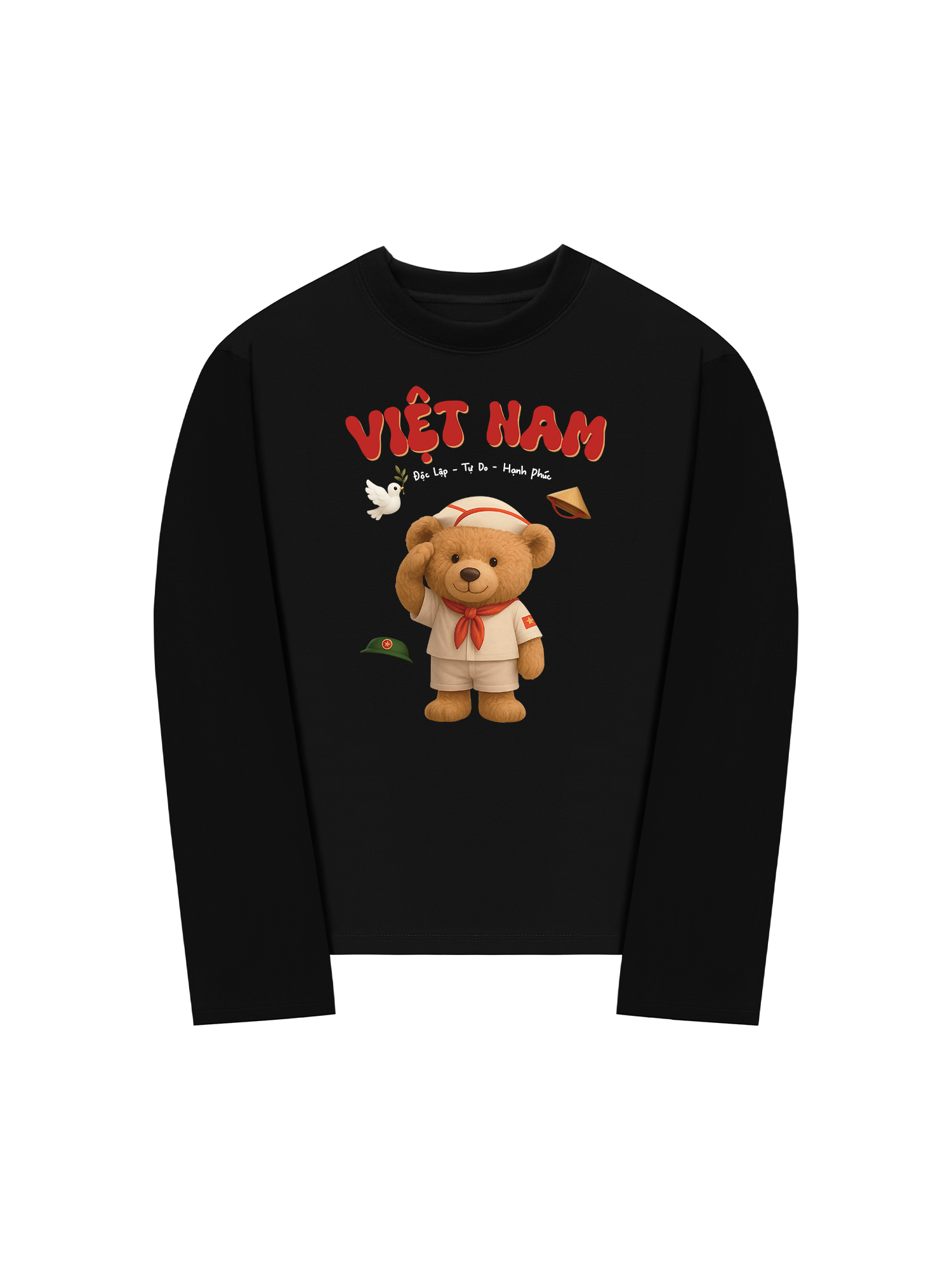 Áo Thun Dài Tay Việt Nam Teddy
