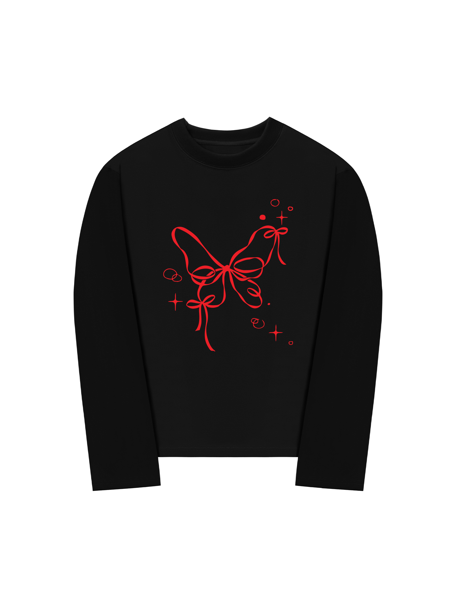 Áo Thun Dài Tay Butterfly Ribbon