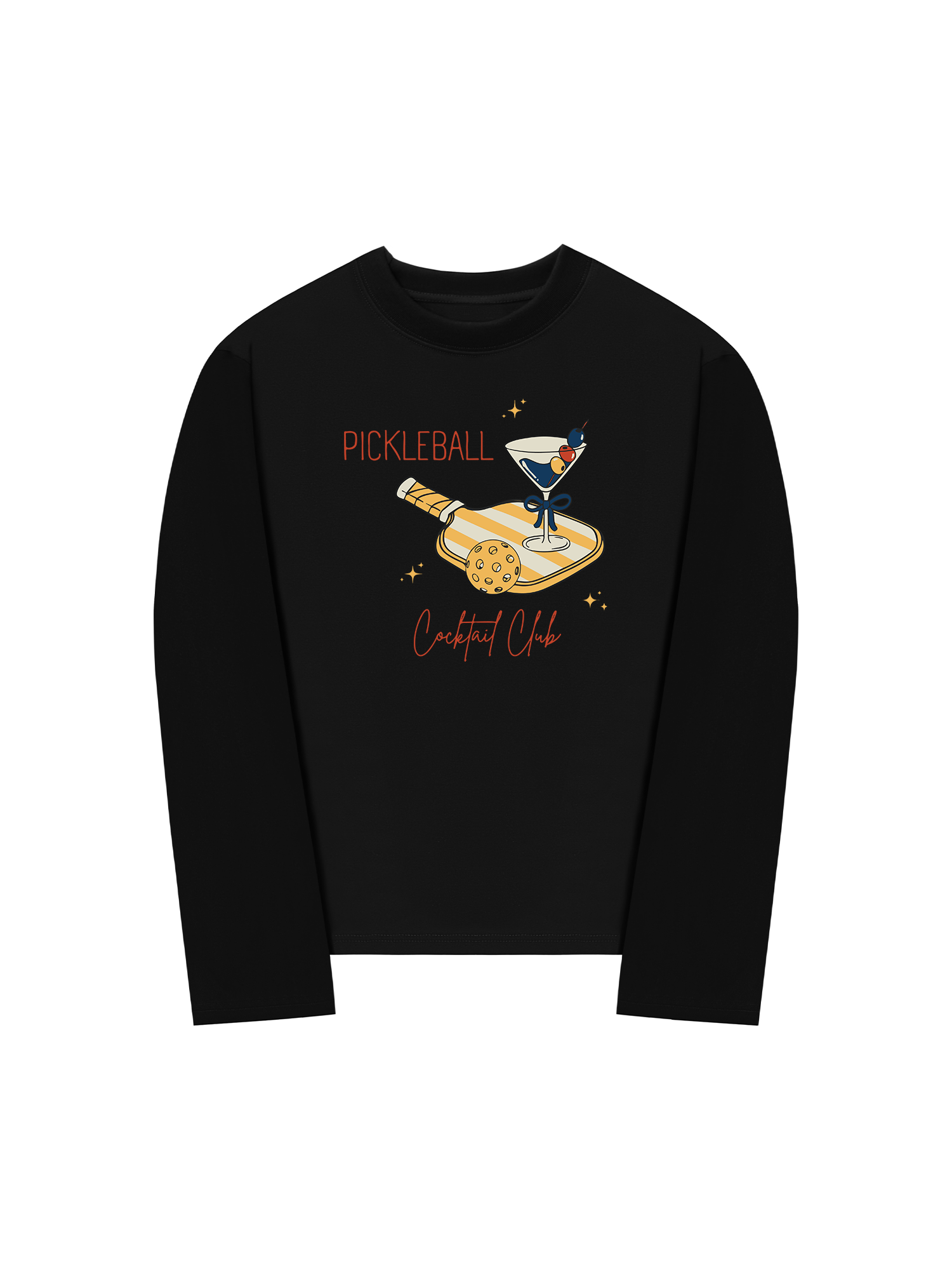 Áo Thun Dài Tay Pickleball Cocktail Club