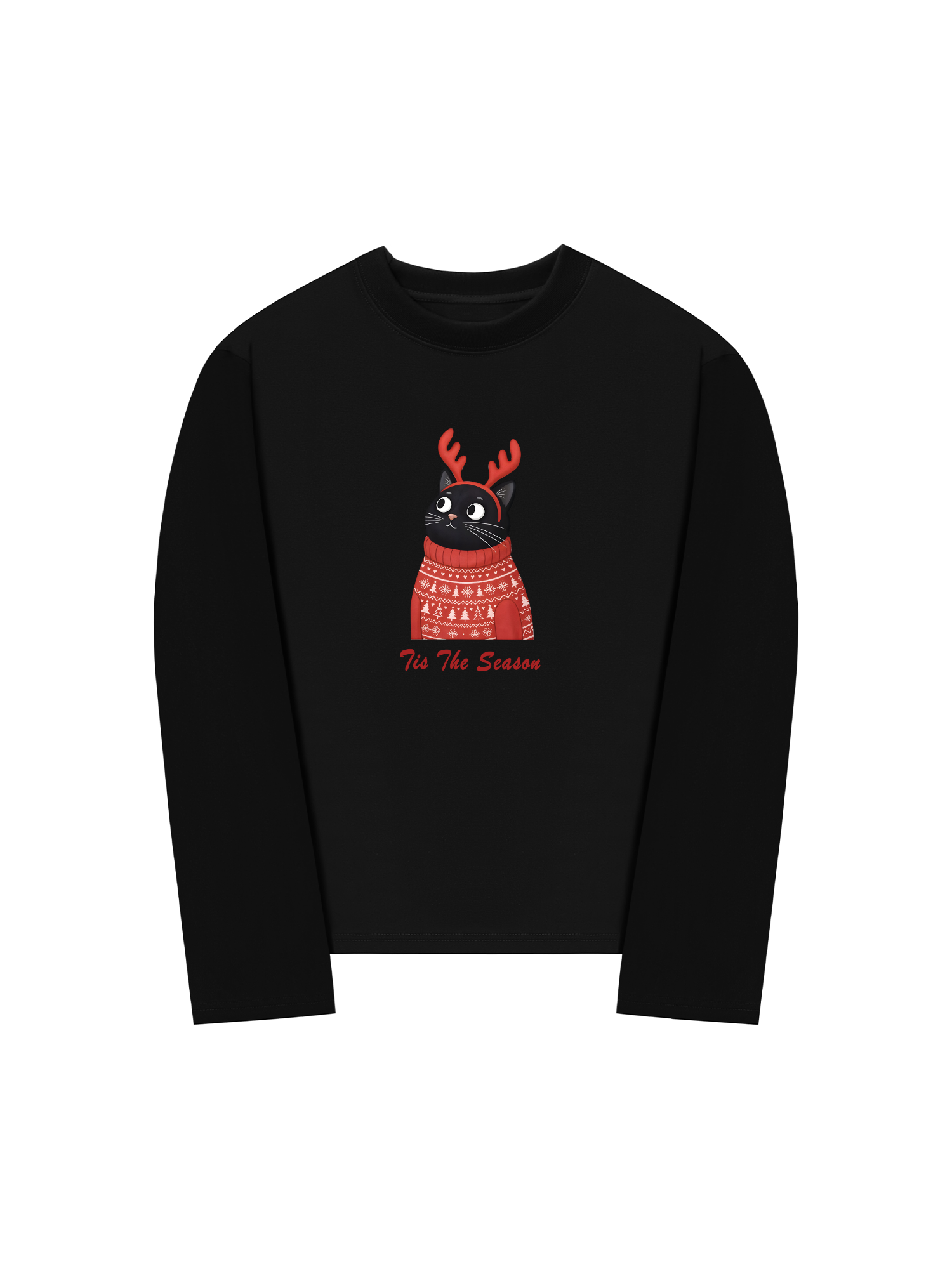 Áo Thun Dài Tay Tis The Season Cat