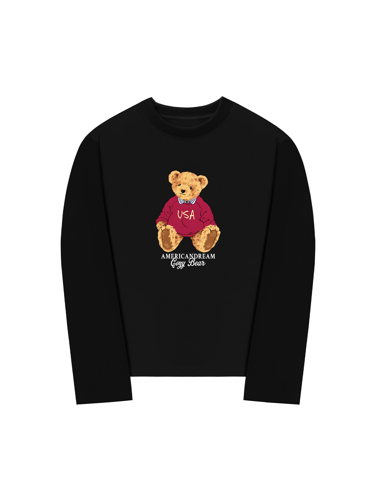 Áo Thun Dài Tay USA Cozy Bear
