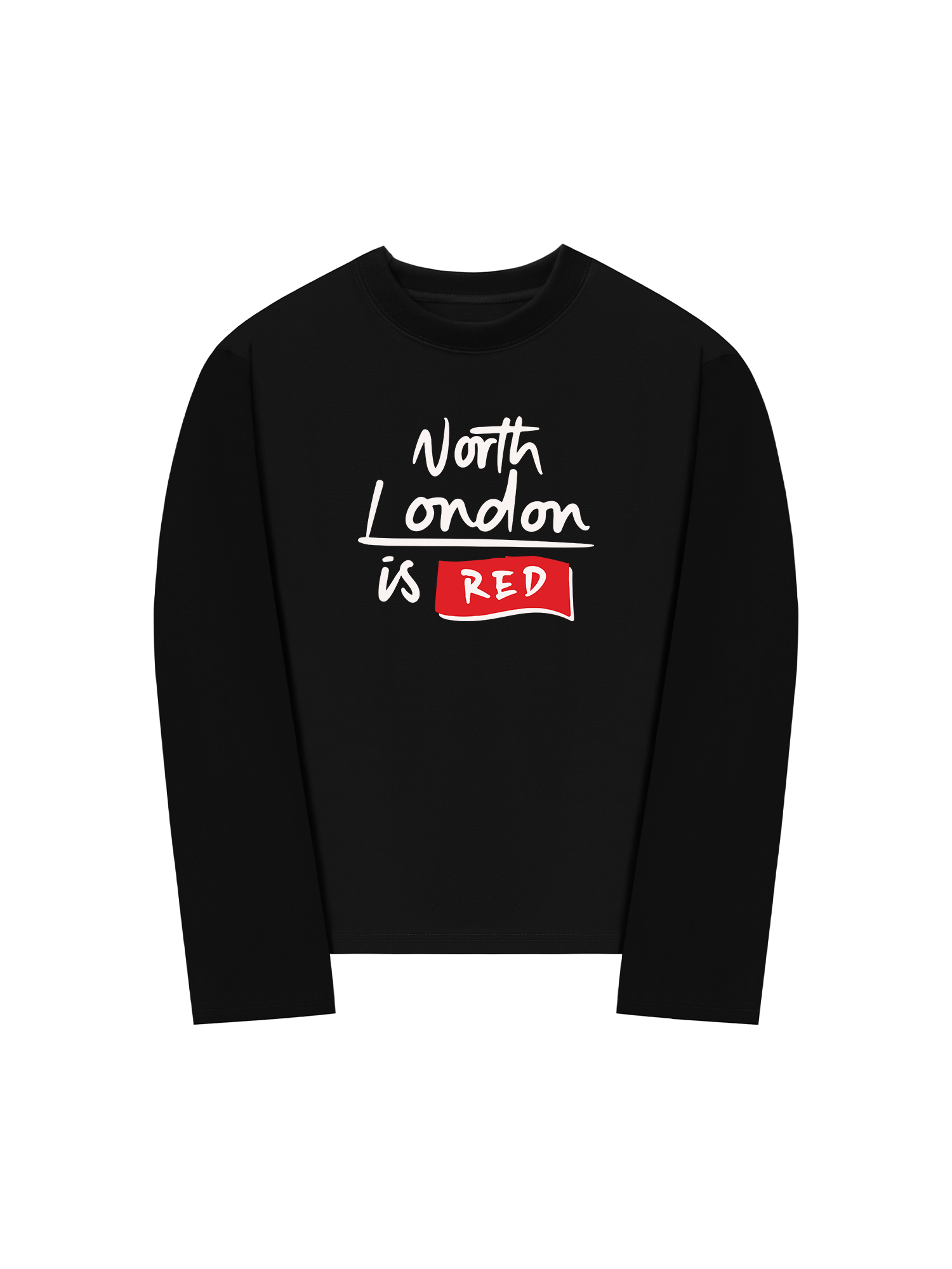 Áo Thun Dài Tay Soccer North London Is Red