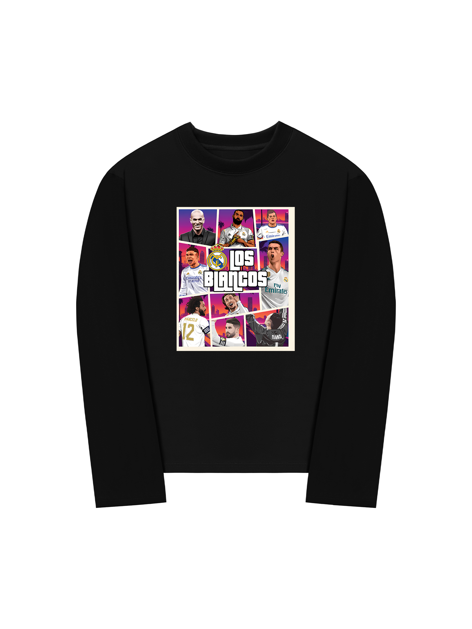 Áo Thun Dài Tay Real Madrid Losblancos