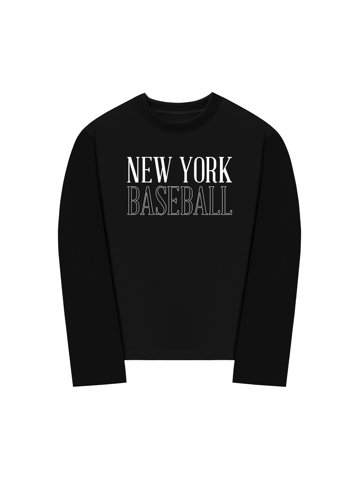 Áo Thun Dài Tay Baseball Basic New York