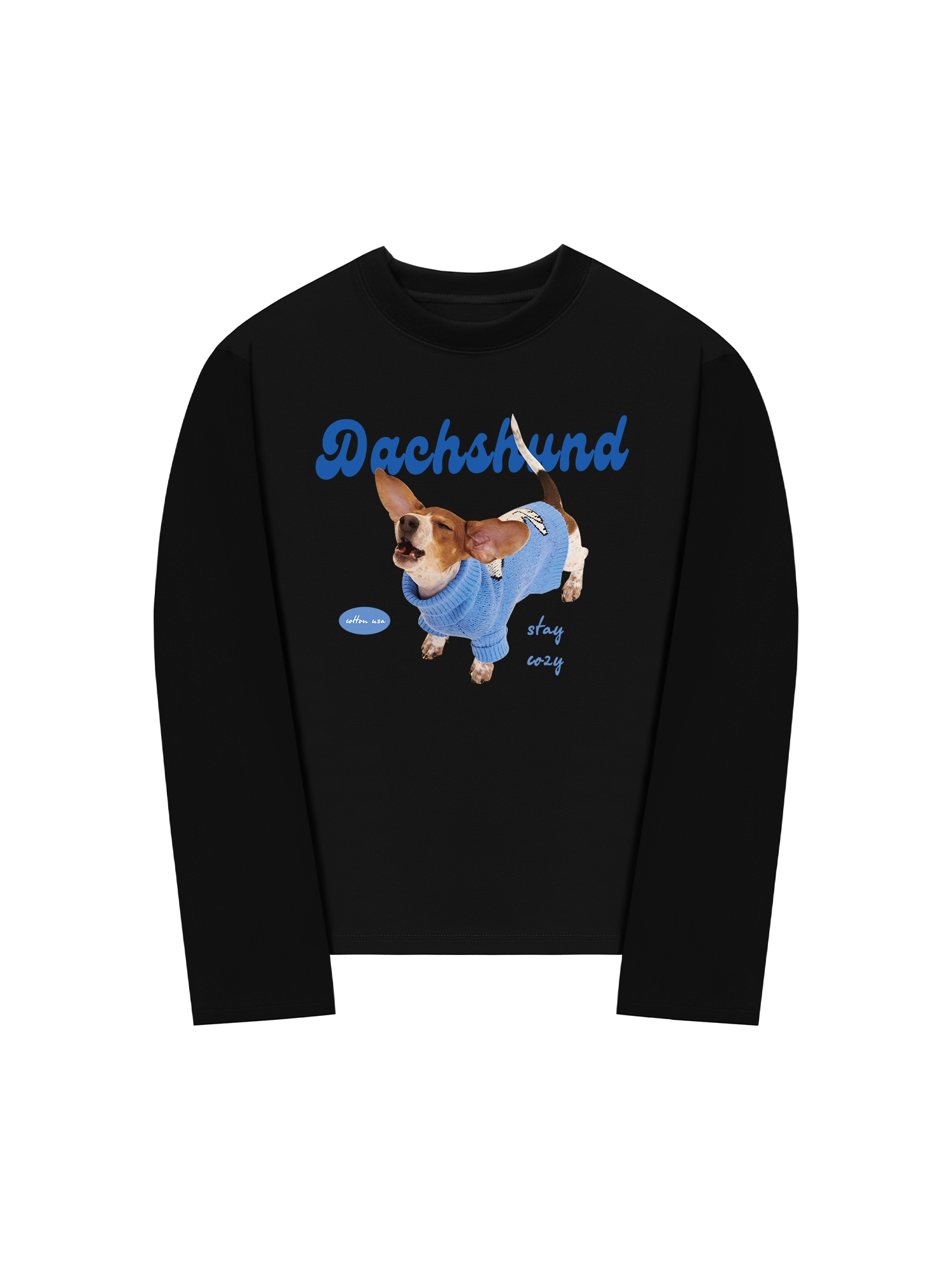 Áo Thun Dài Tay Dachshund Stay Cozy