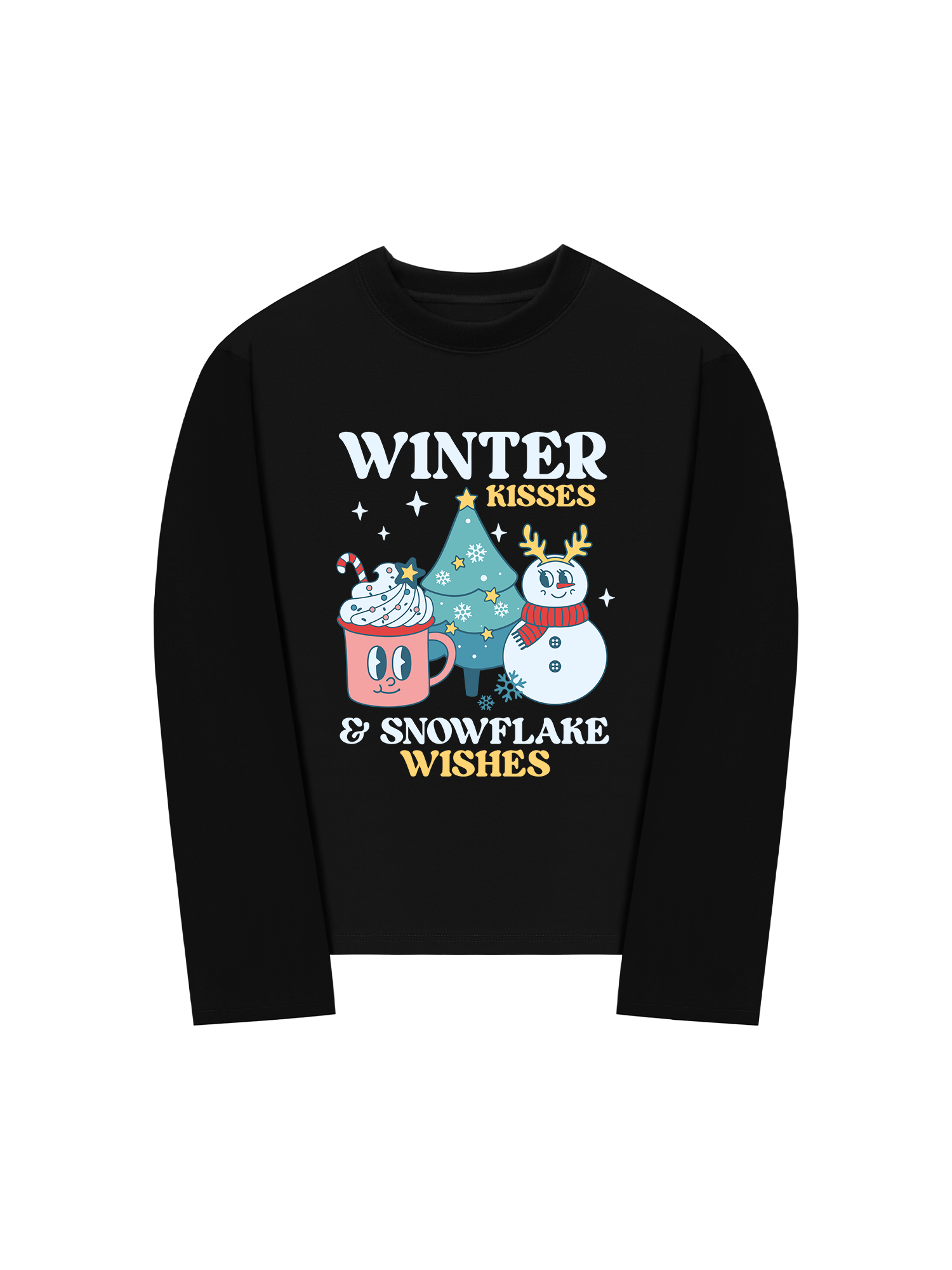 Áo Thun Dài Tay Winter Kisses