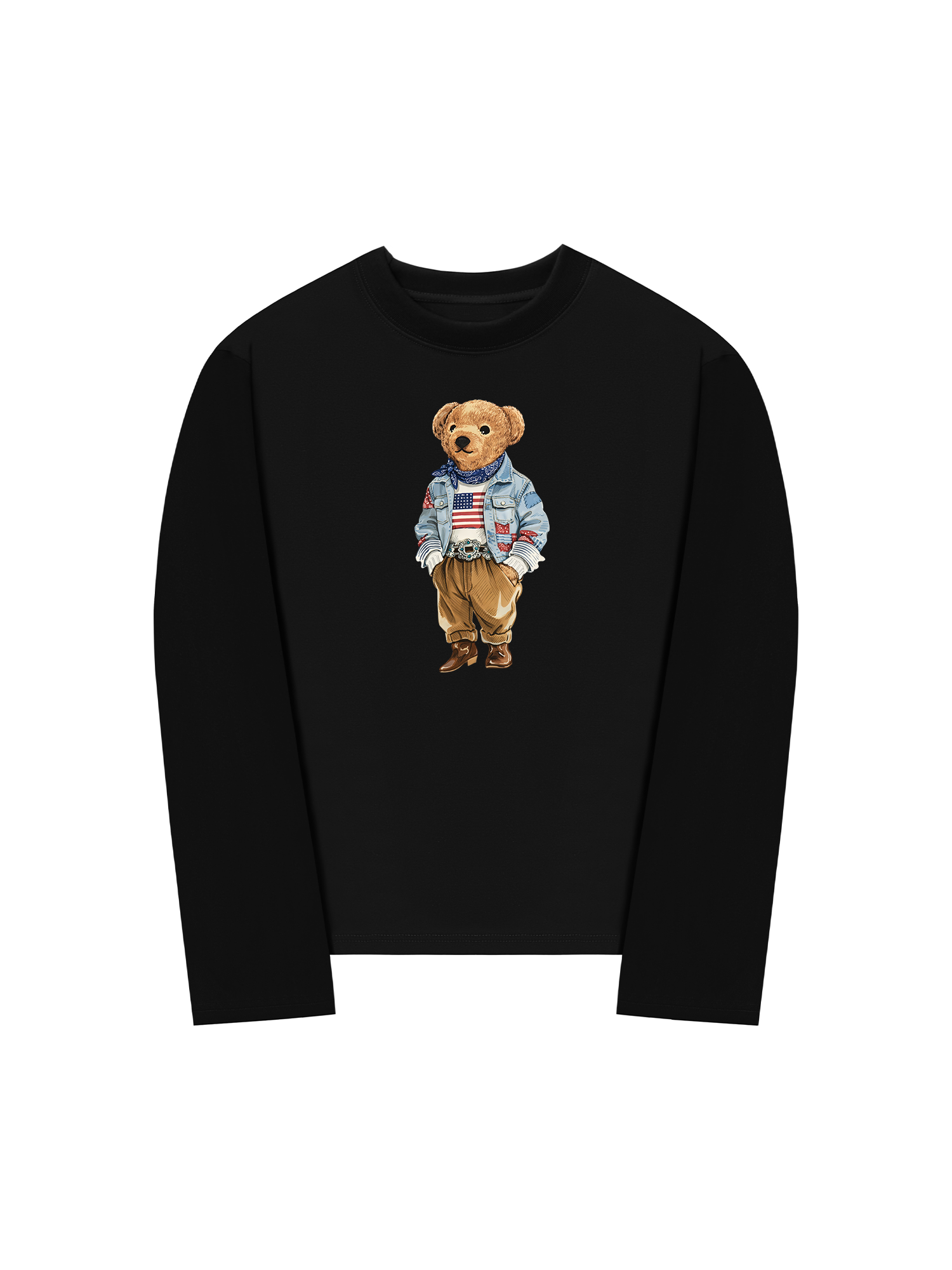 Áo Thun Dài Tay Cowboy Bear