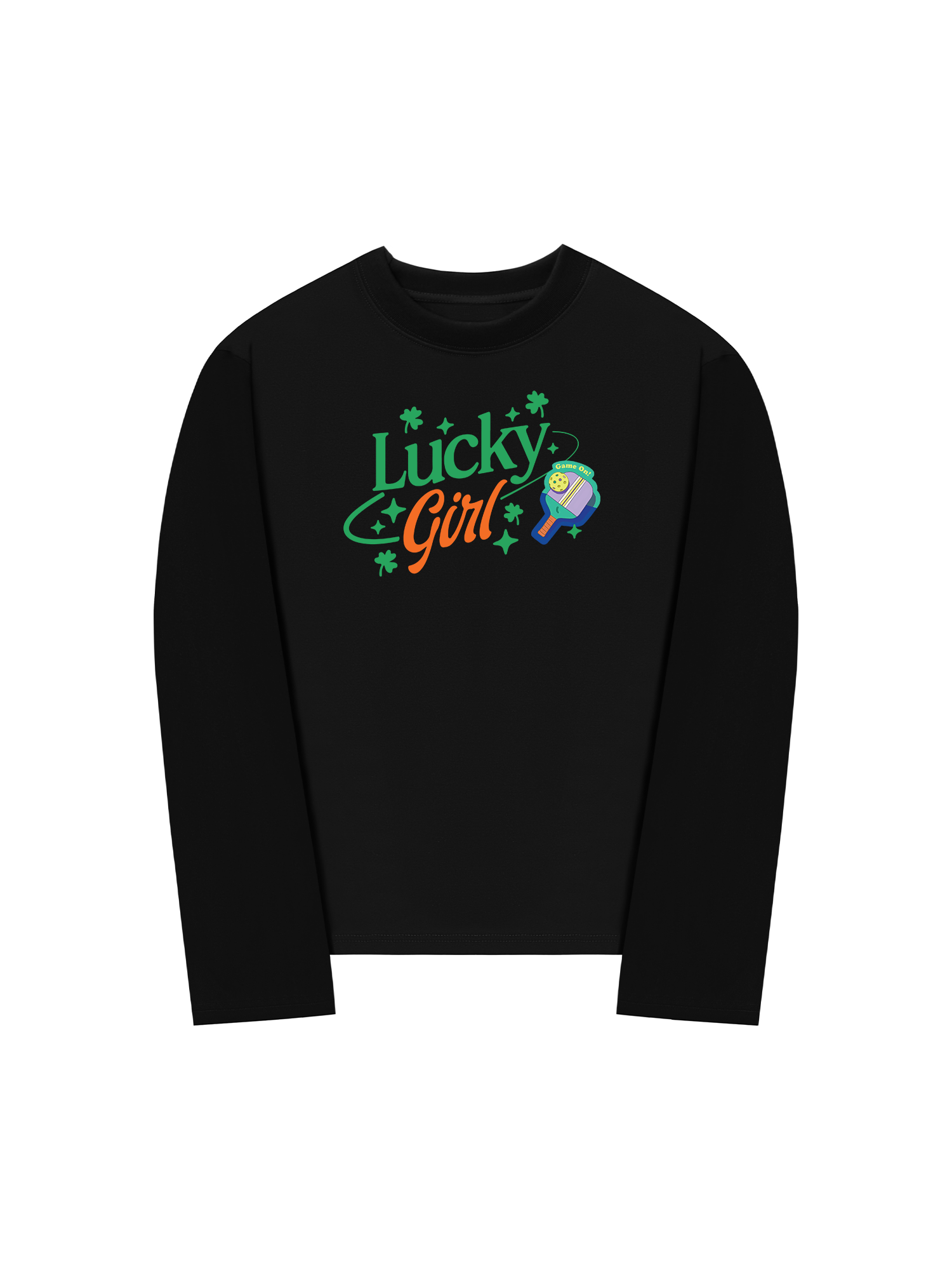 Áo Thun Dài Tay Pickleball Lucky Girl