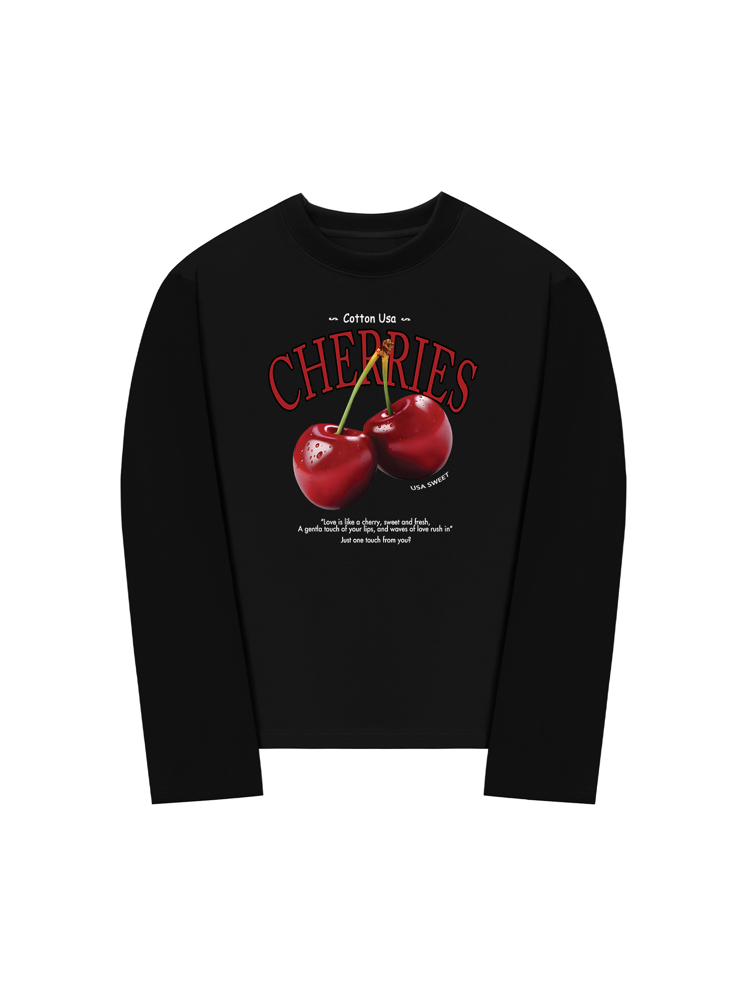 Áo Thun Dài Tay Tropical Cherries Sweet