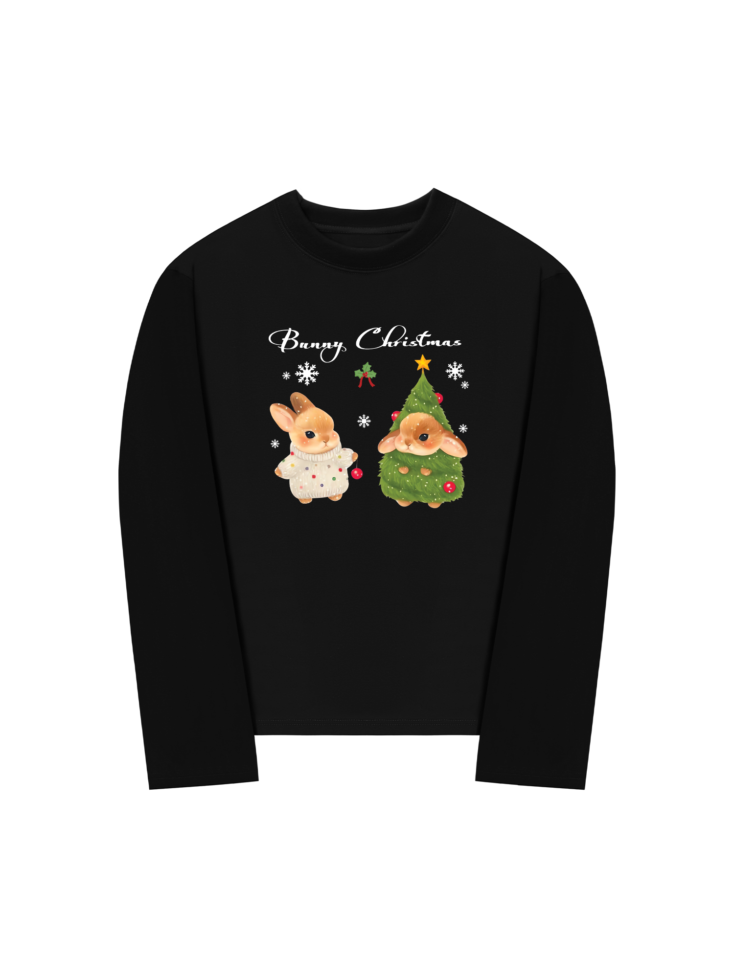 Áo Thun Dài Tay Bunny Christmas