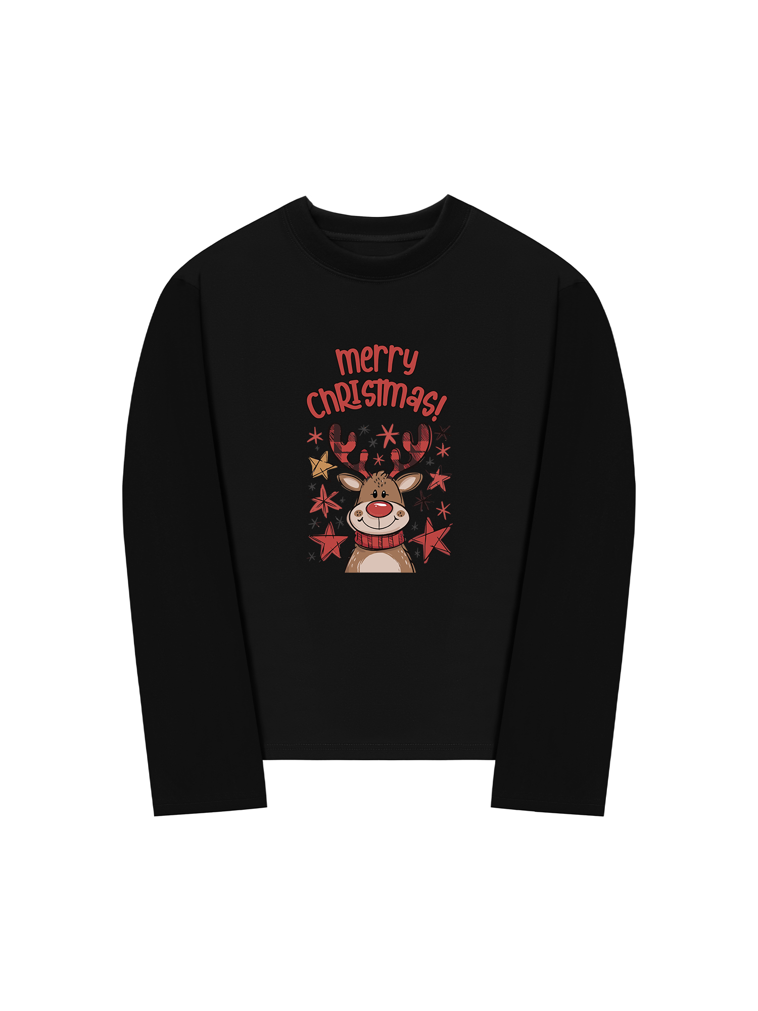 Áo Thun Dài Tay Reindeer Xmas