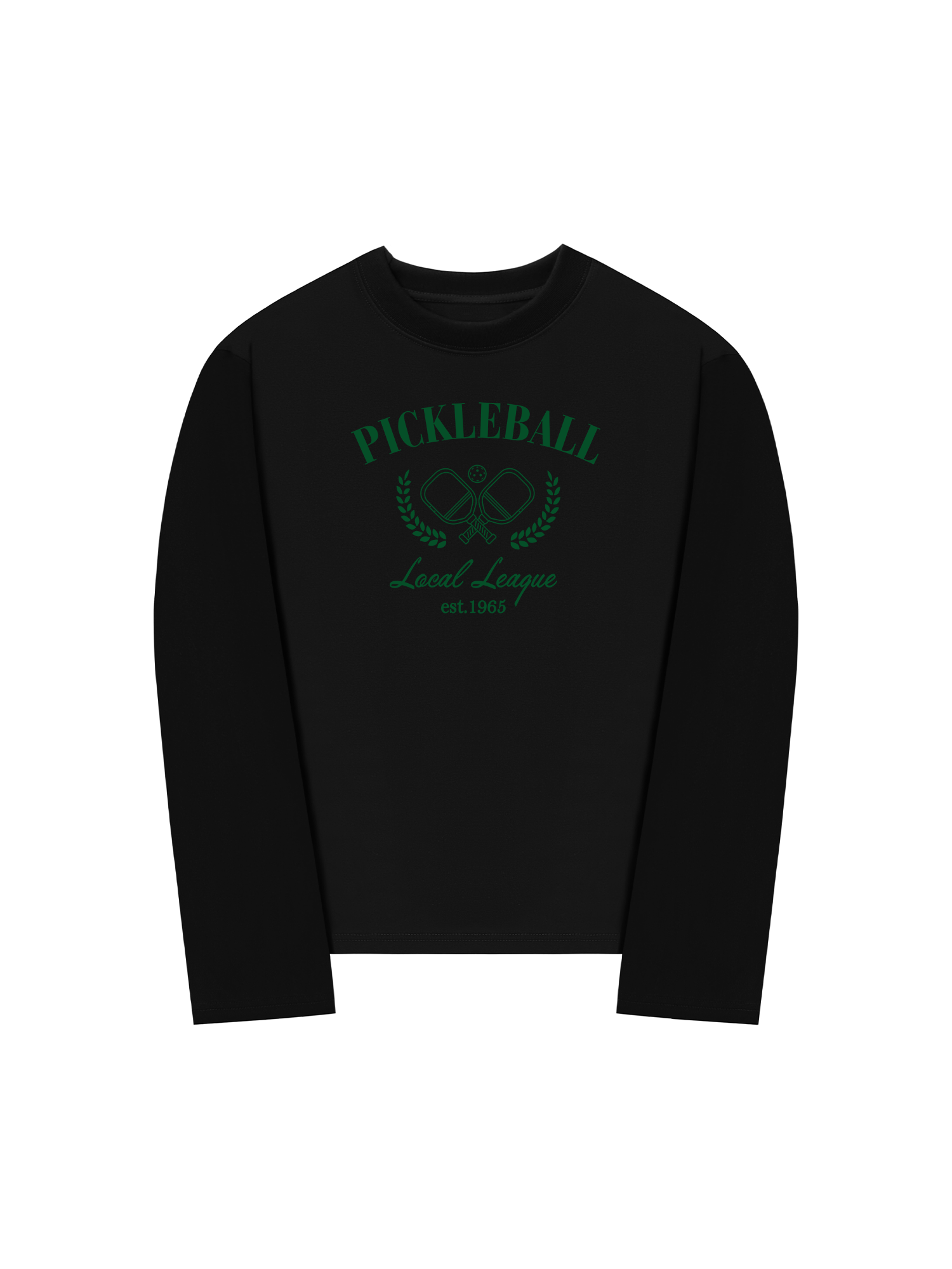 Áo Thun Dài Tay Pickleball Green Local League