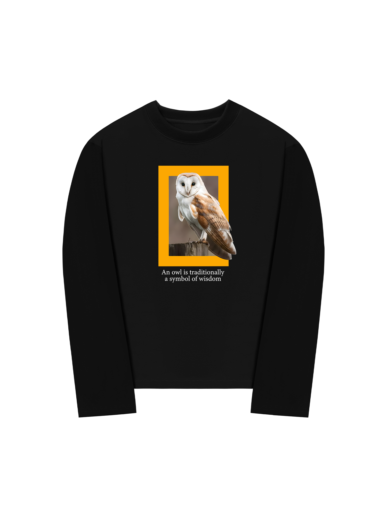Áo Thun Dài Tay Wild Life Symbol Of Wisdom