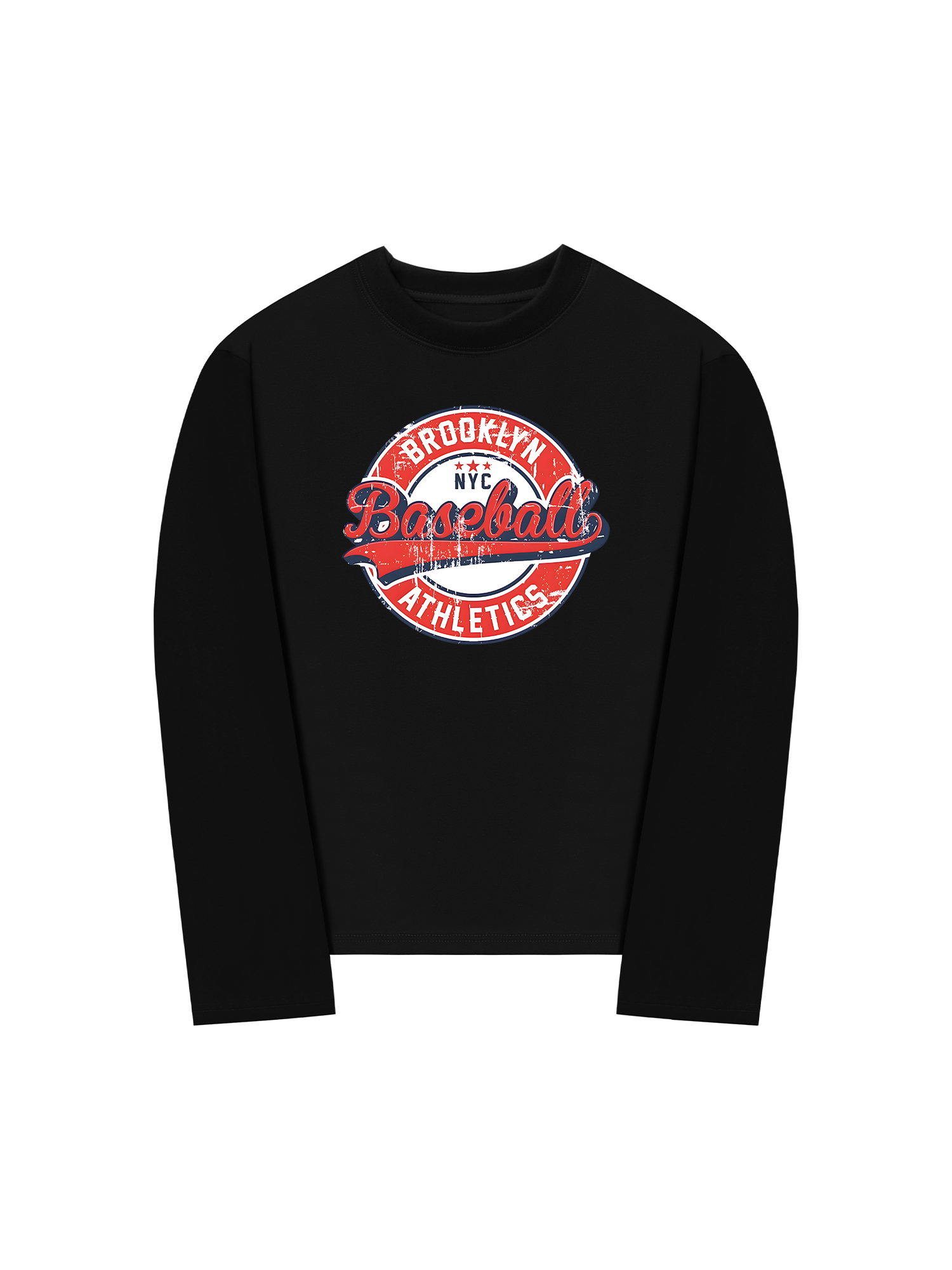 Áo Thun Dài Tay Baseball Brooklyn