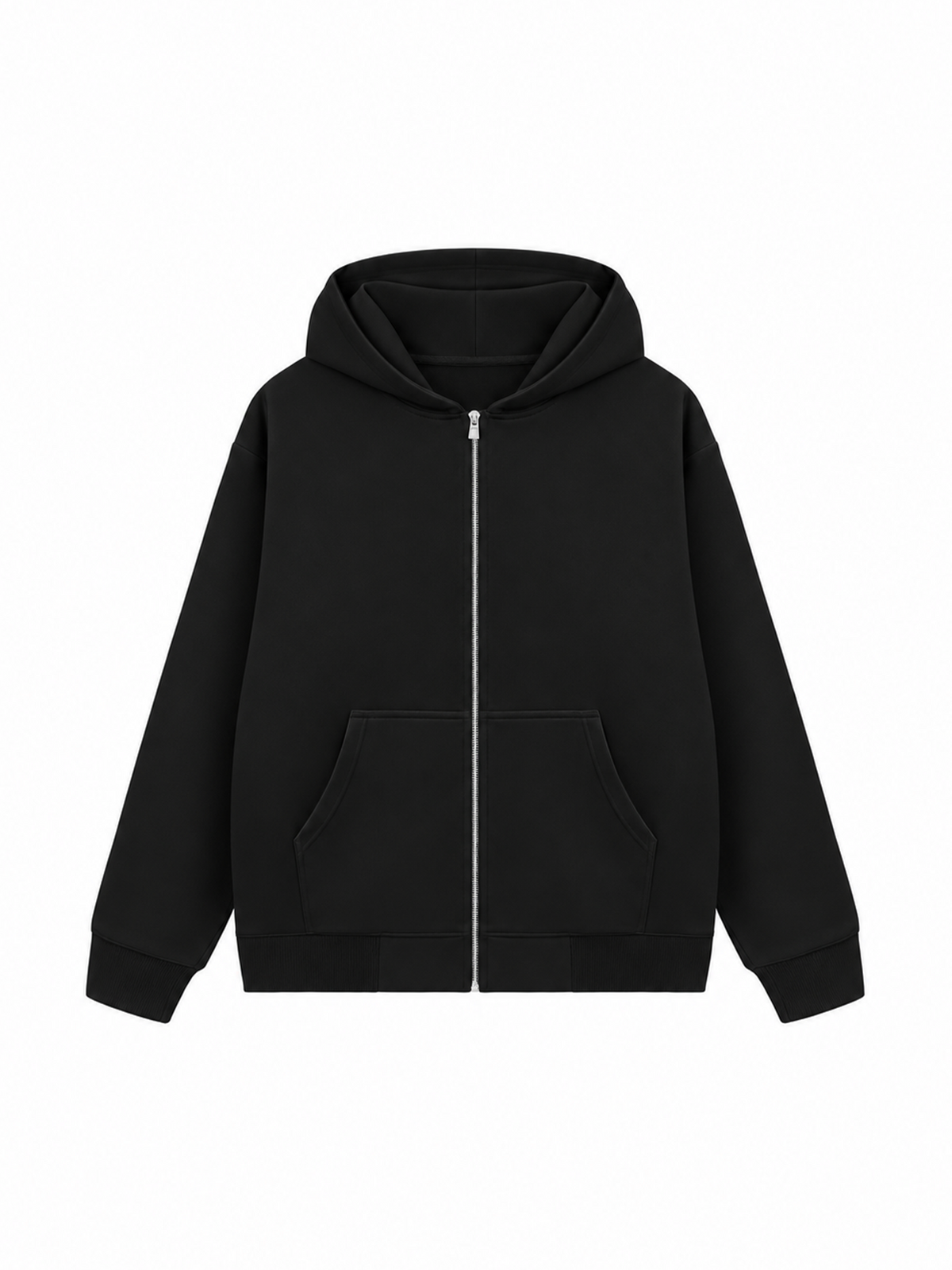 Áo Hoodie Zip Nỉ Hai Da Cotton USA Basic