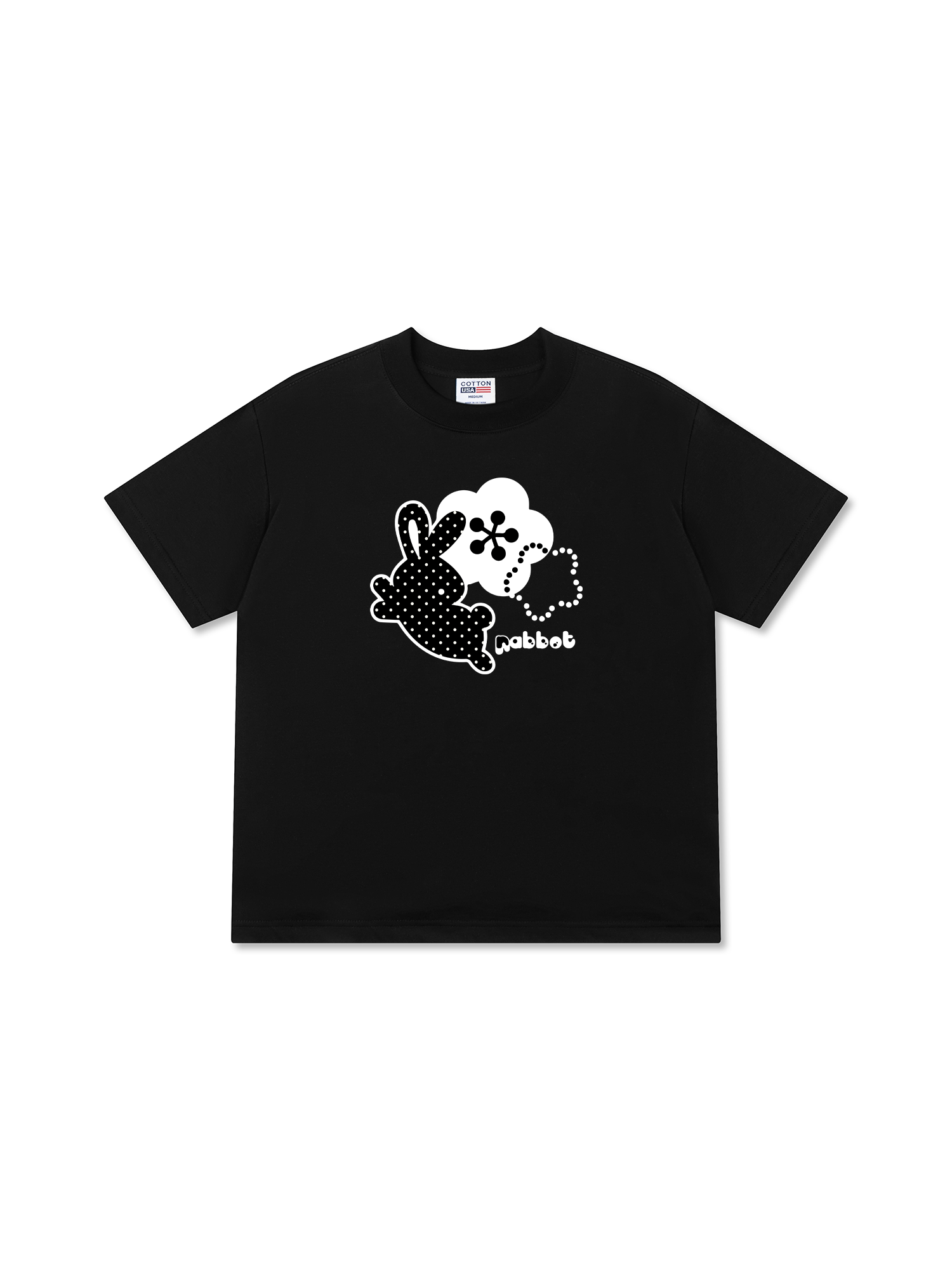 Áo Thun Relaxed Fit Dotty Mood Cute Bunny