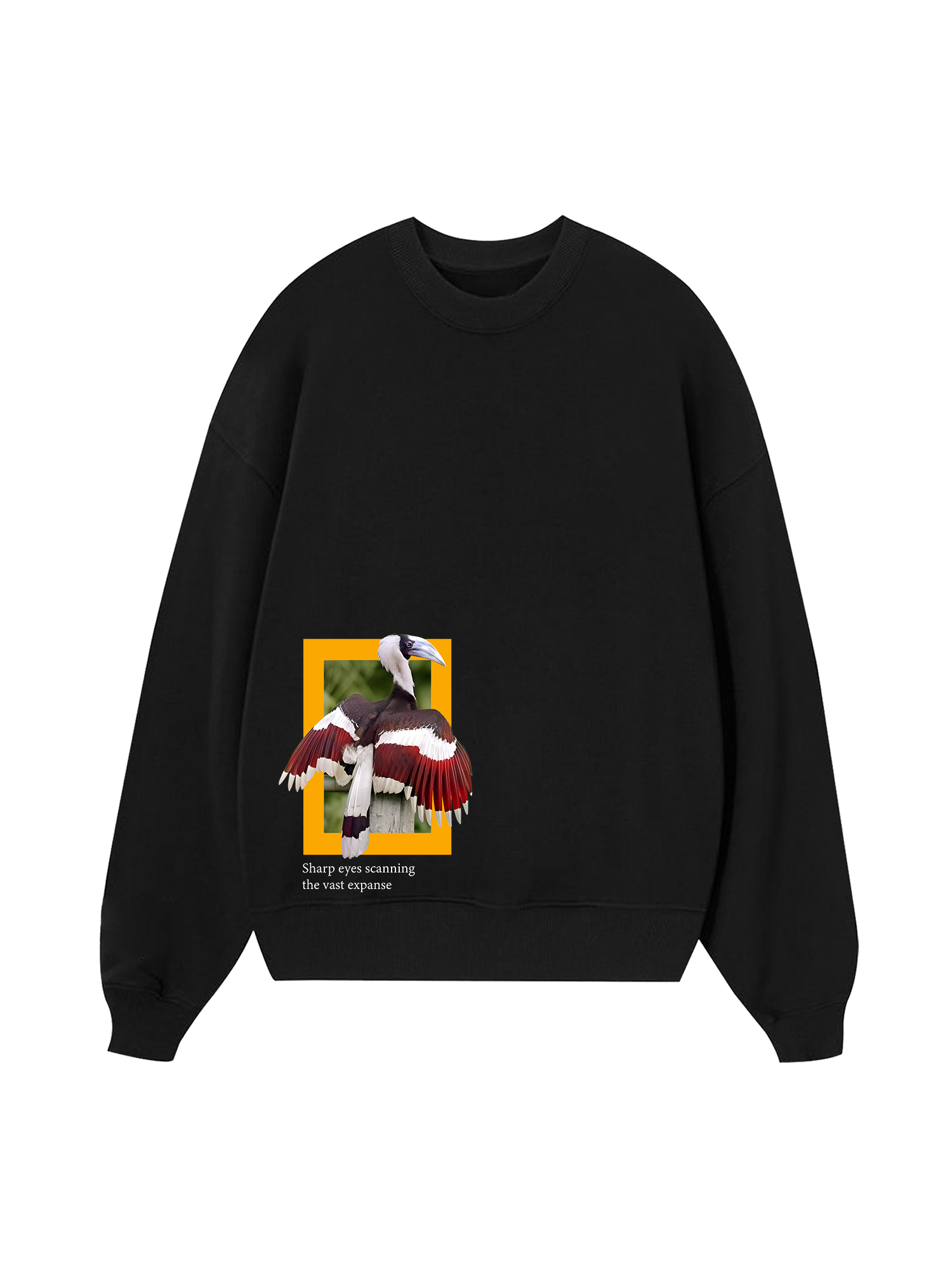 Wild Life Sharp Eyes Scanning Sweater