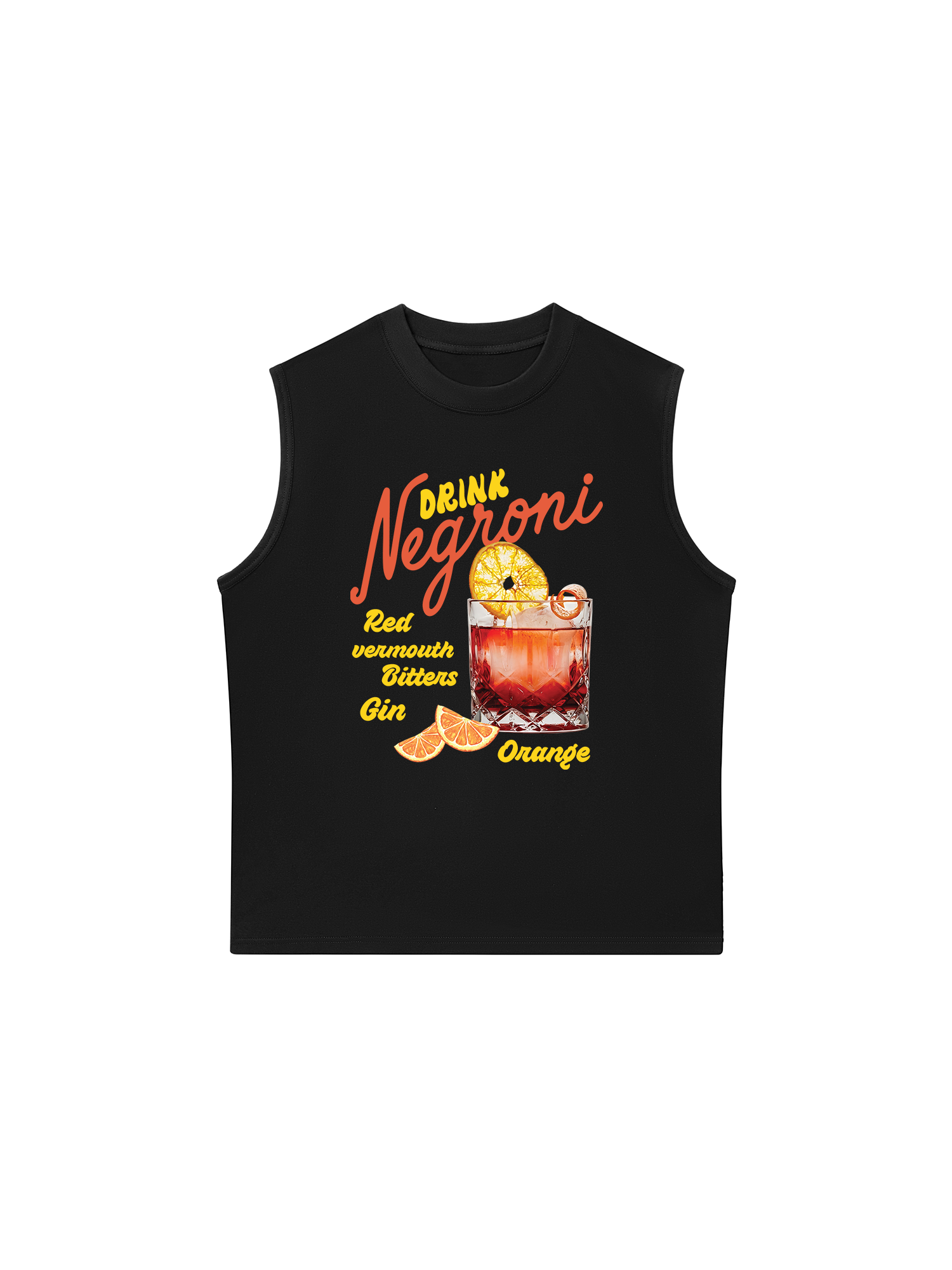 Áo Ba Lỗ Relaxed Fit Negroni Drink