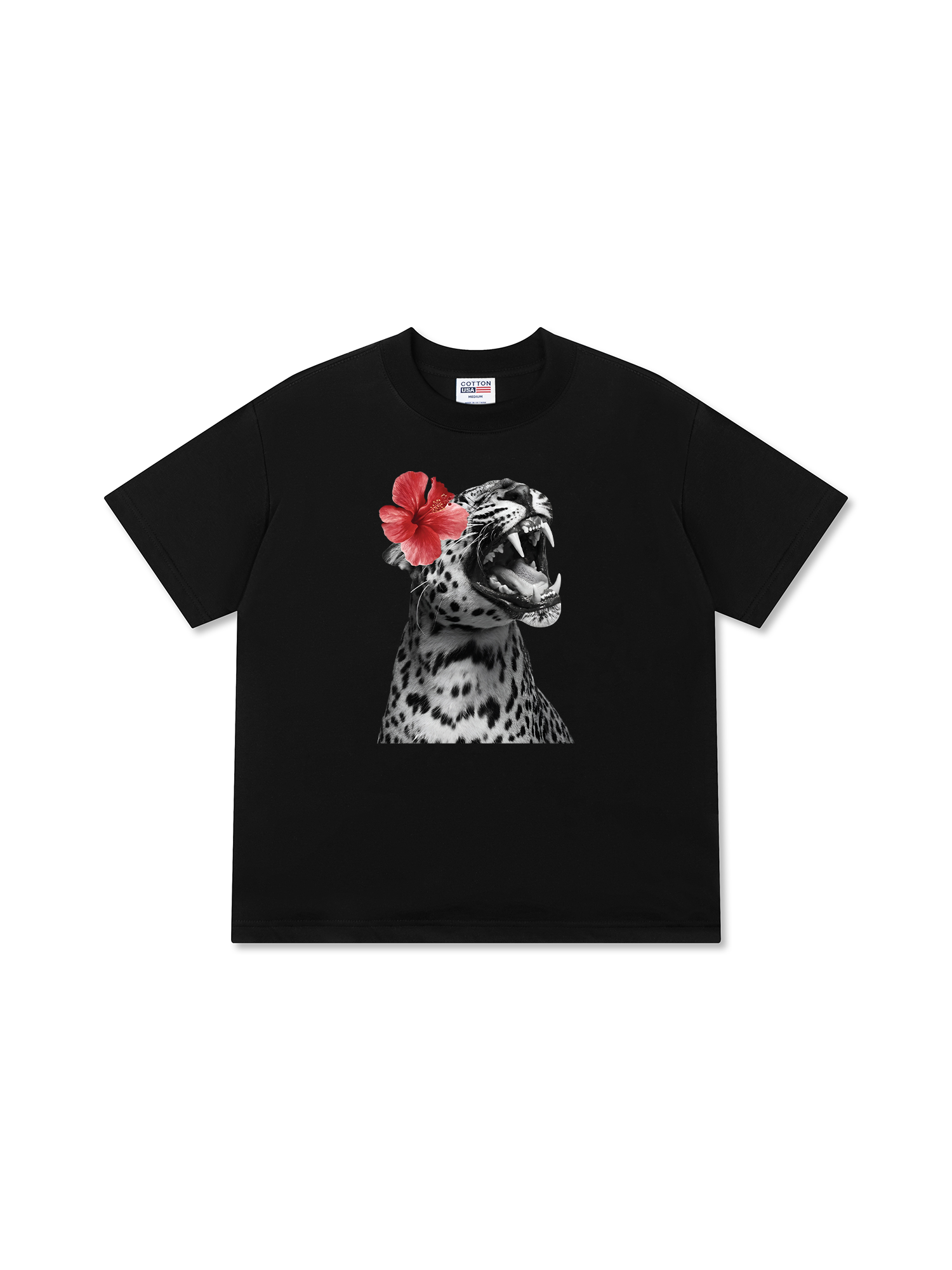 Áo Thun Relaxed Fit Urban Leopard Roar Flower