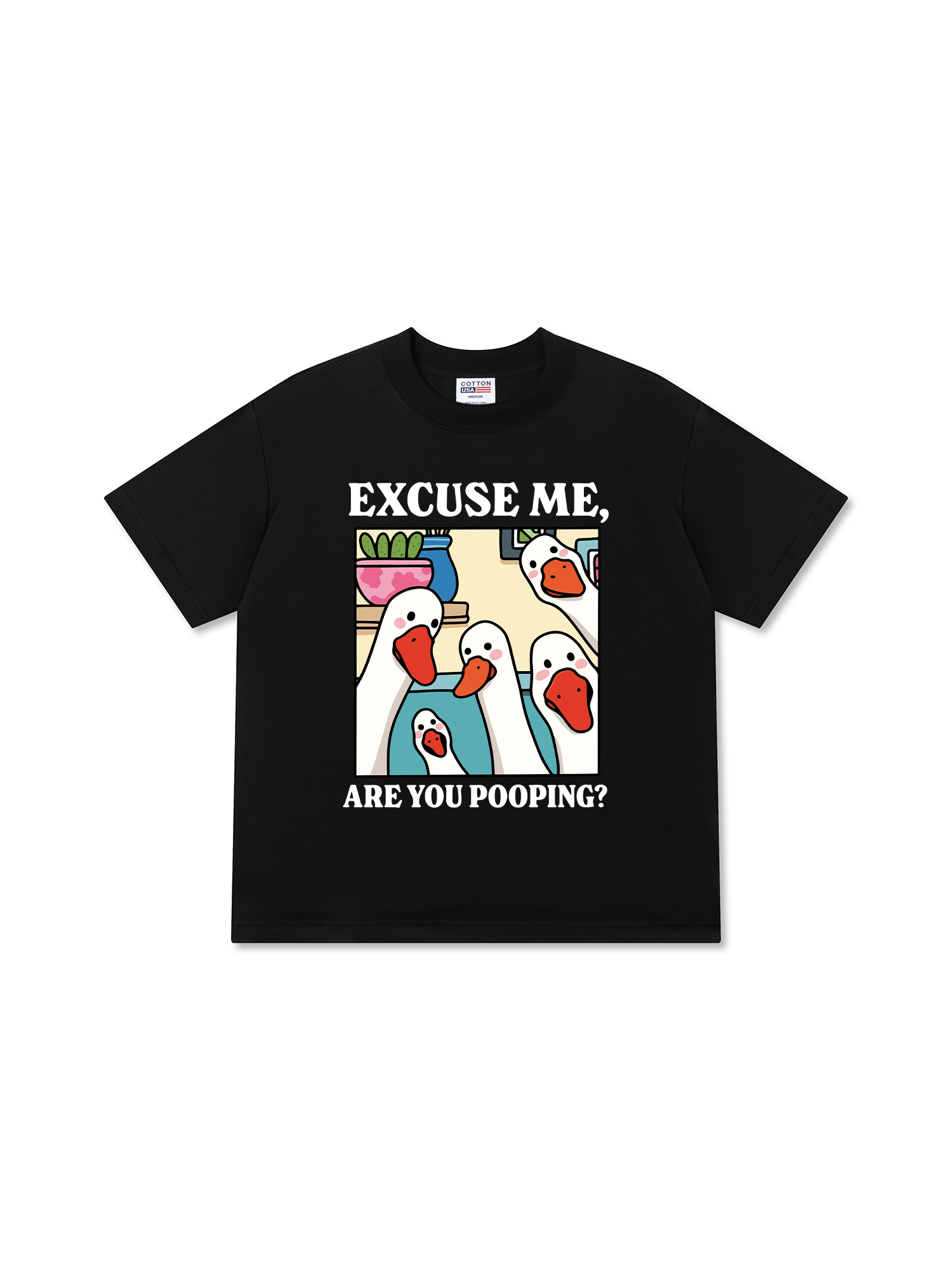 Áo Thun Relaxed Fit Farm Excuse Me, Are You Pooping