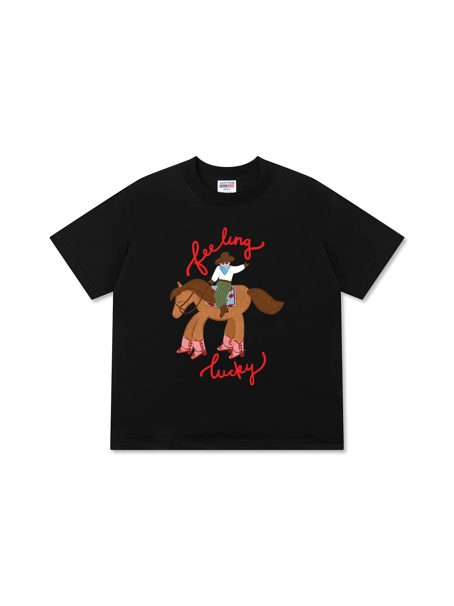 Áo Thun Relaxed Fit Farm Feeling Lucky