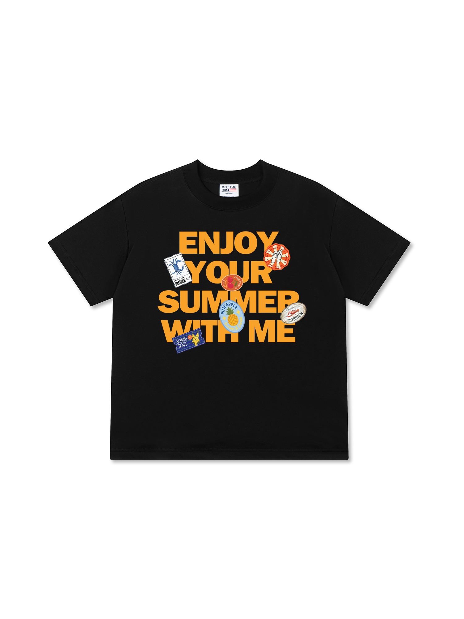 Áo Thun Relaxed Fit Tropical Enjoy Your Summer With Me