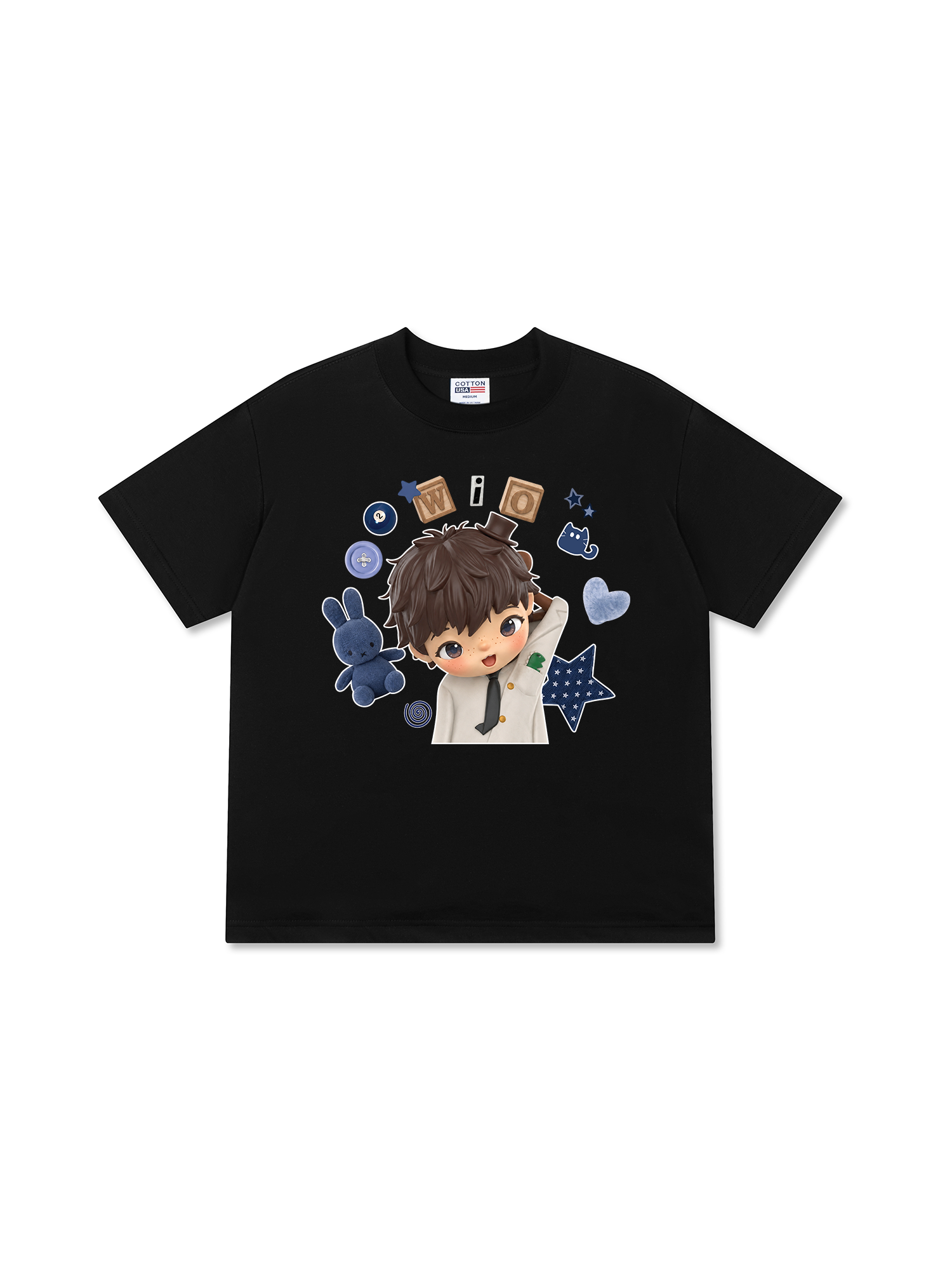 Áo Thun Relaxed Fit Cute Gang Wio