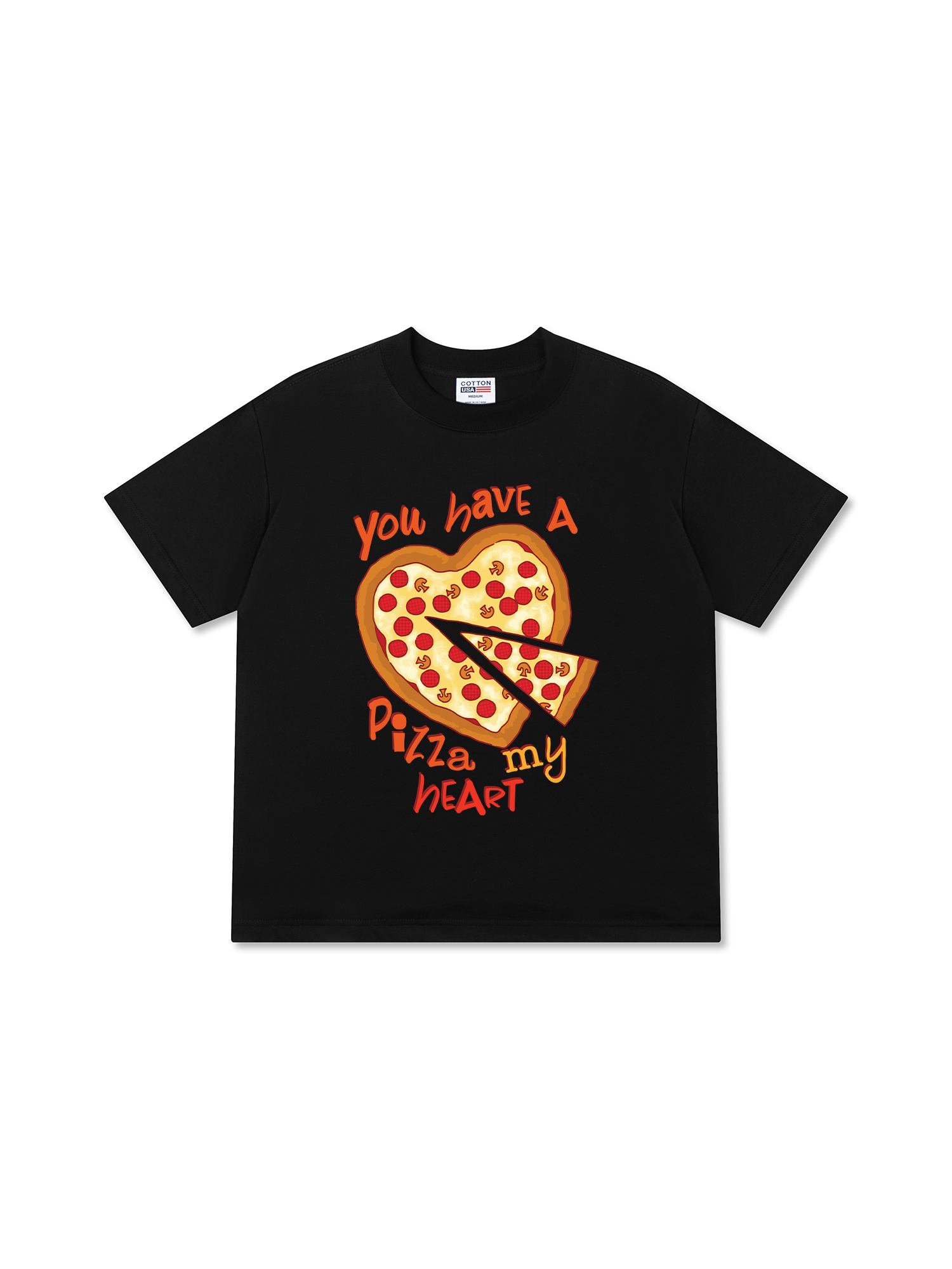 Áo Thun Relaxed Fit Yumy Mood You Have A Pizza