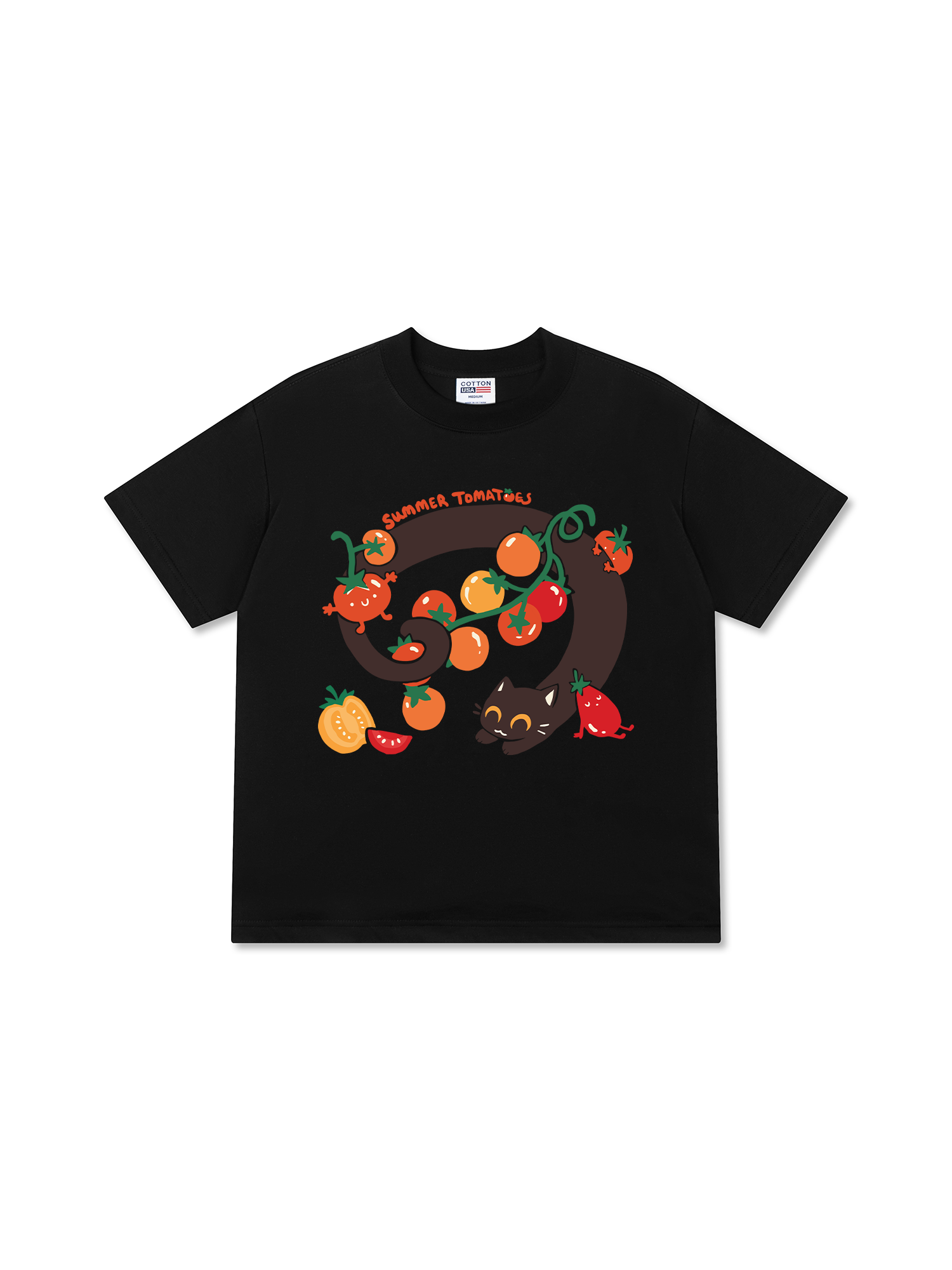 Áo Thun Relaxed Fit Yummy Mood Summer Tomatoes