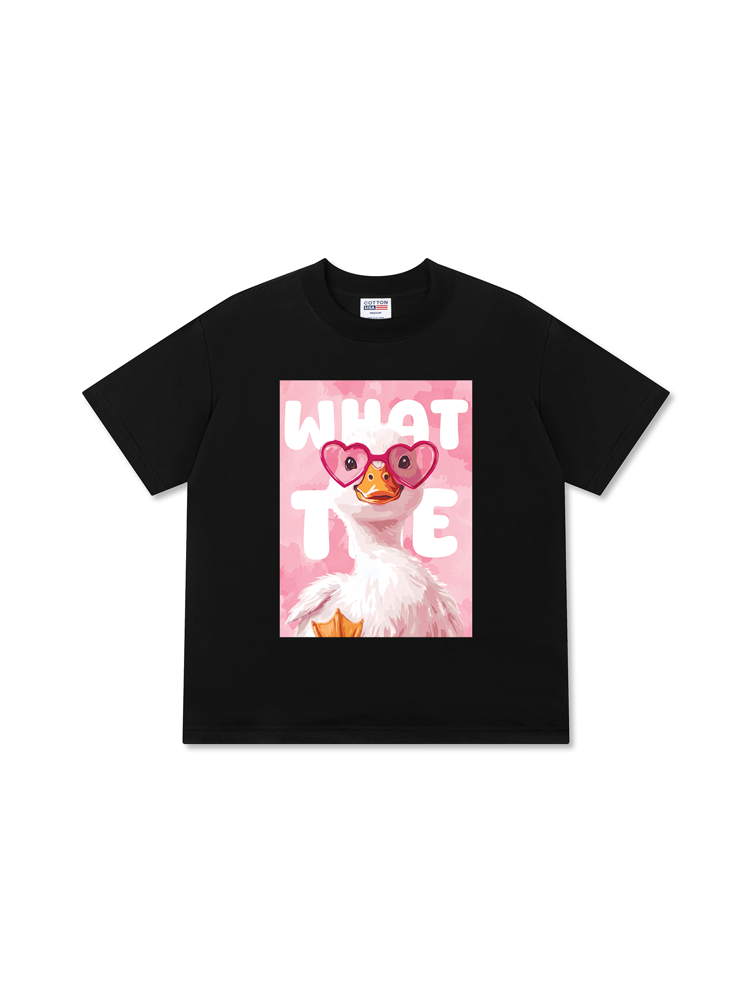 Áo Thun Relaxed Fit Farm What The Duck Pink