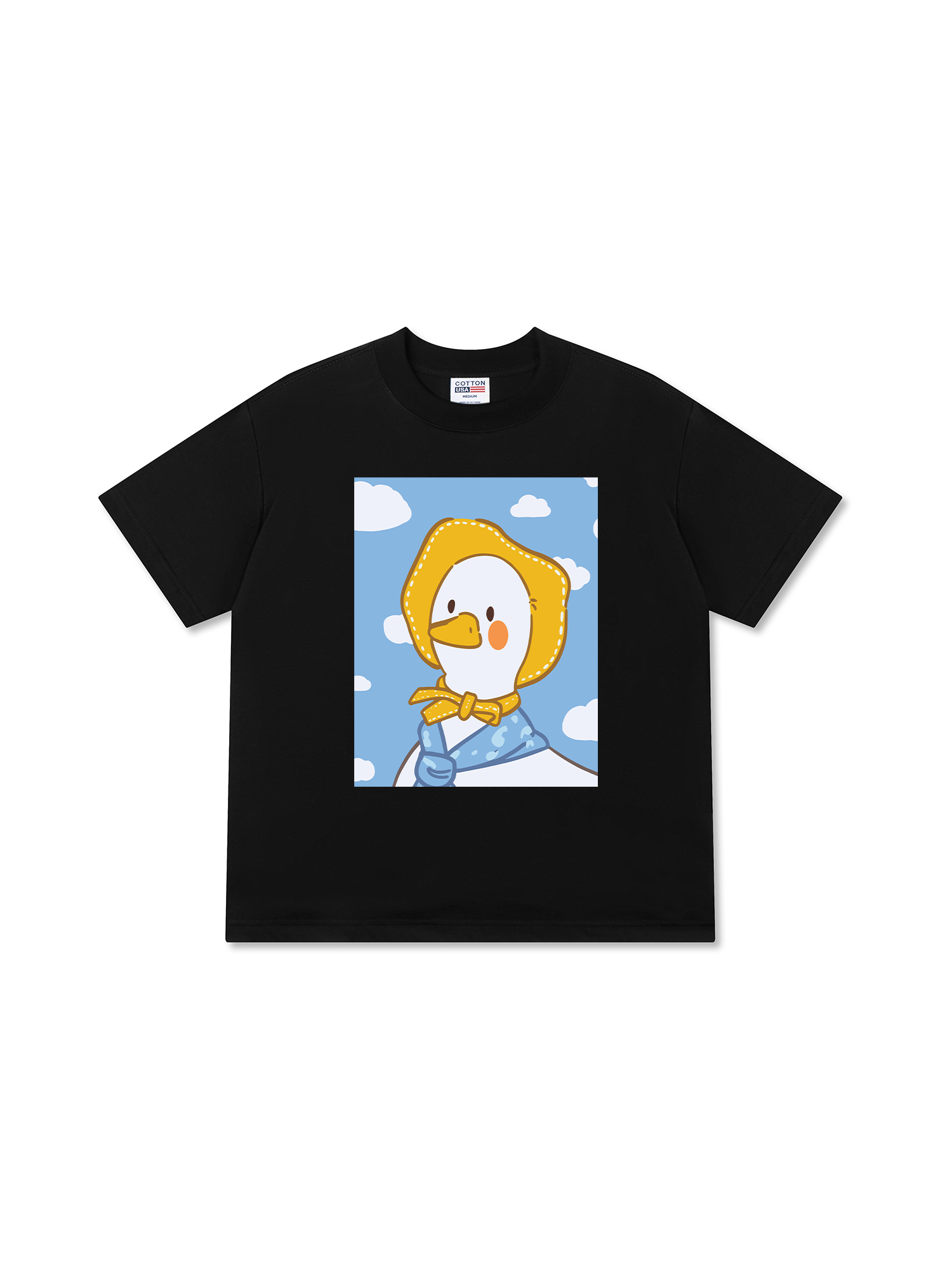 Áo Thun Relaxed Fit Farm Yellow-hatted Duck
