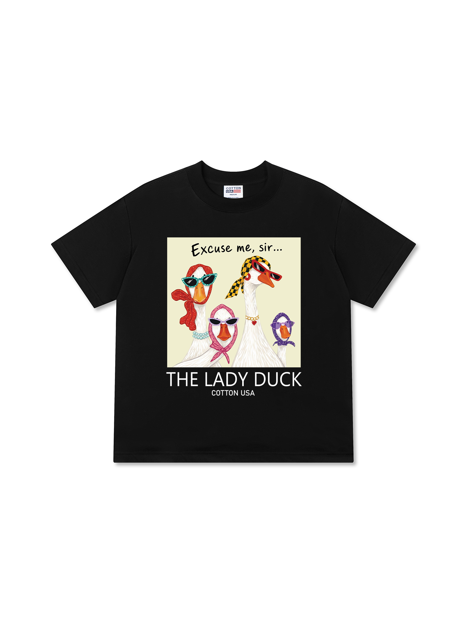 Áo Thun Relaxed Fit Farrm Lady Duck