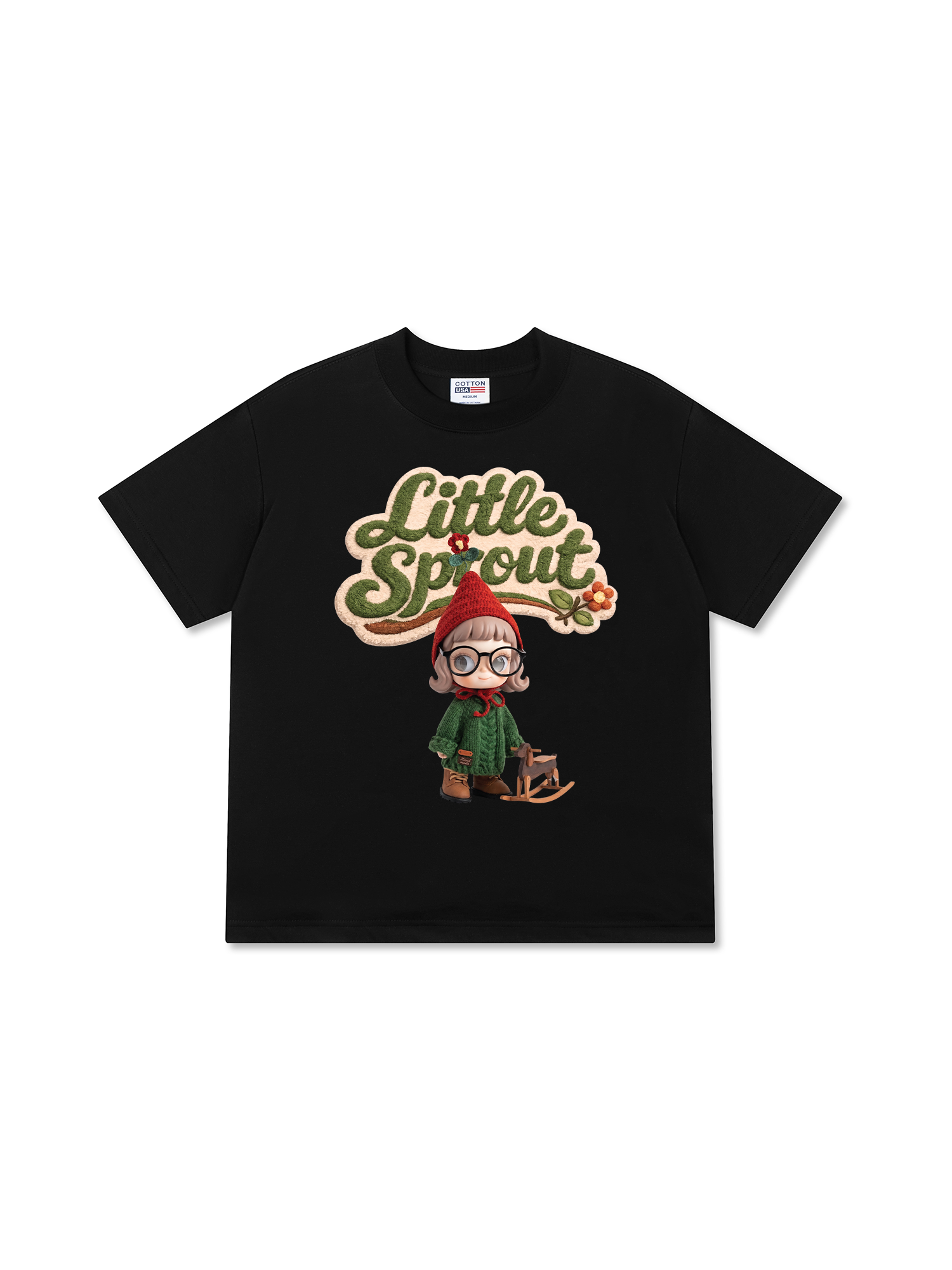 Áo Thun Relaxed Fit Cute Gang Little Sprout