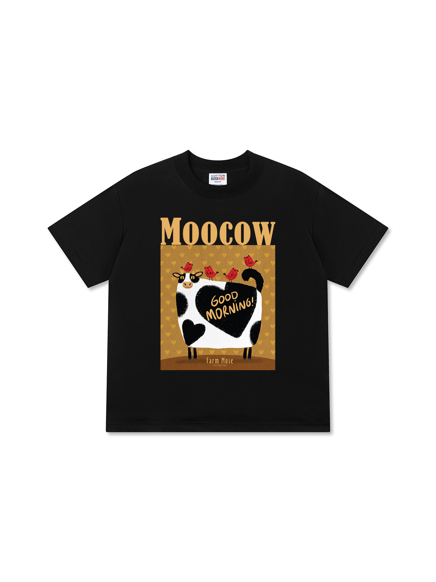 Áo Thun Relaxed Fit Farm Moocow Good Morning