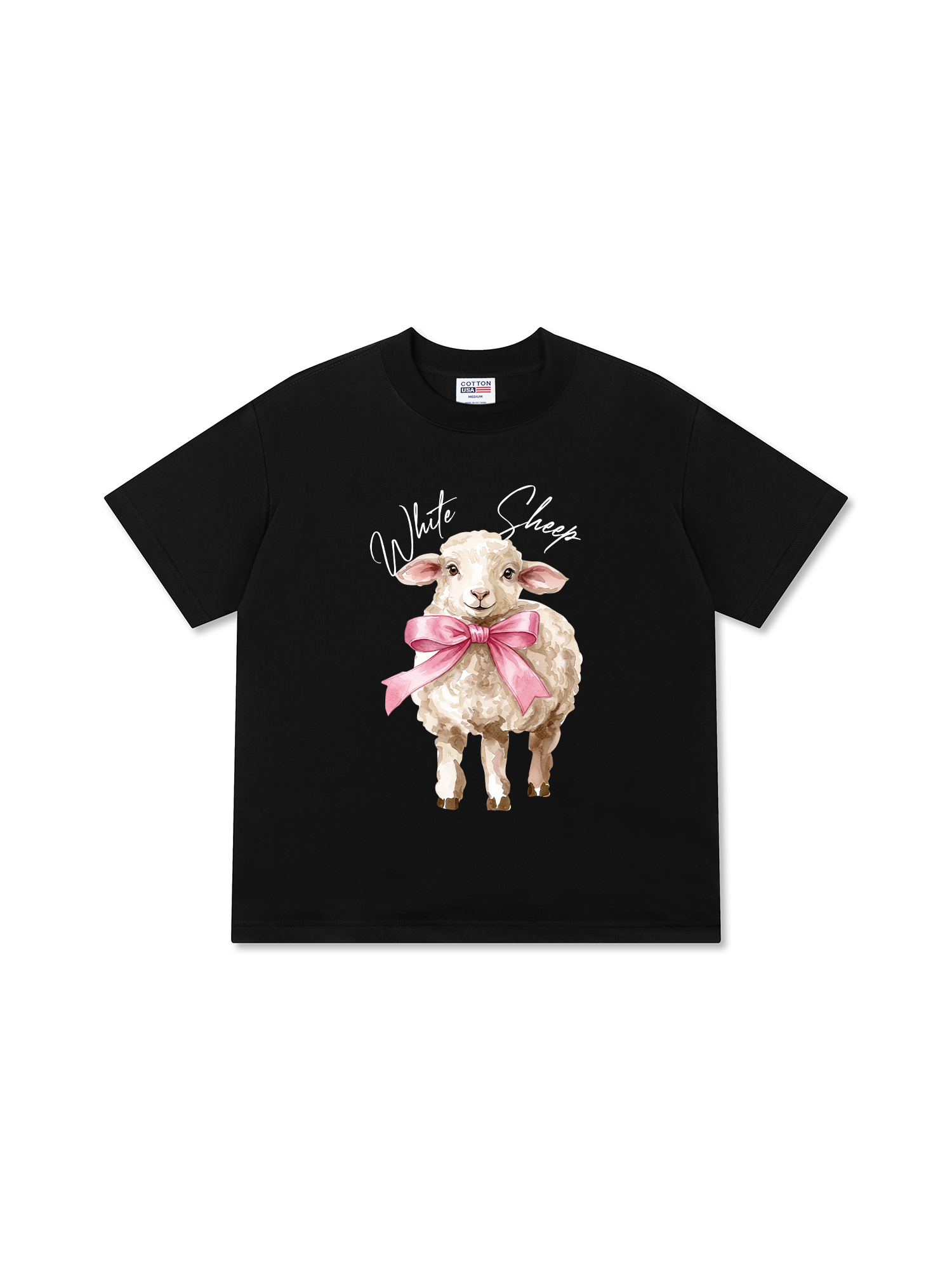 Áo Thun Relaxed Fit Farm White Sheep